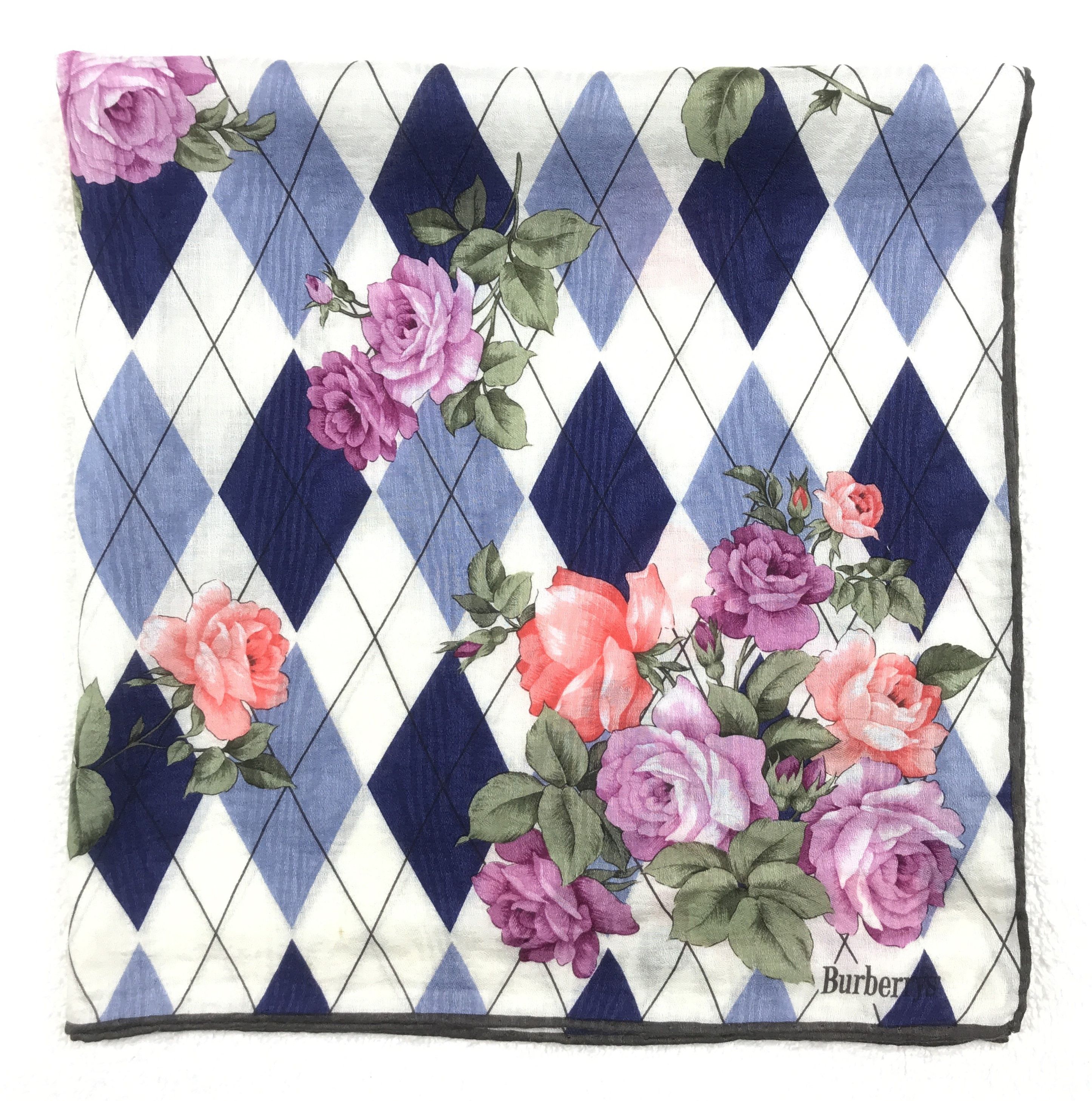 Burberry × Vintage Vintage Burberry Bandana Neckerchief Handkerchief Size ONE SIZE - 2 Thumbnail