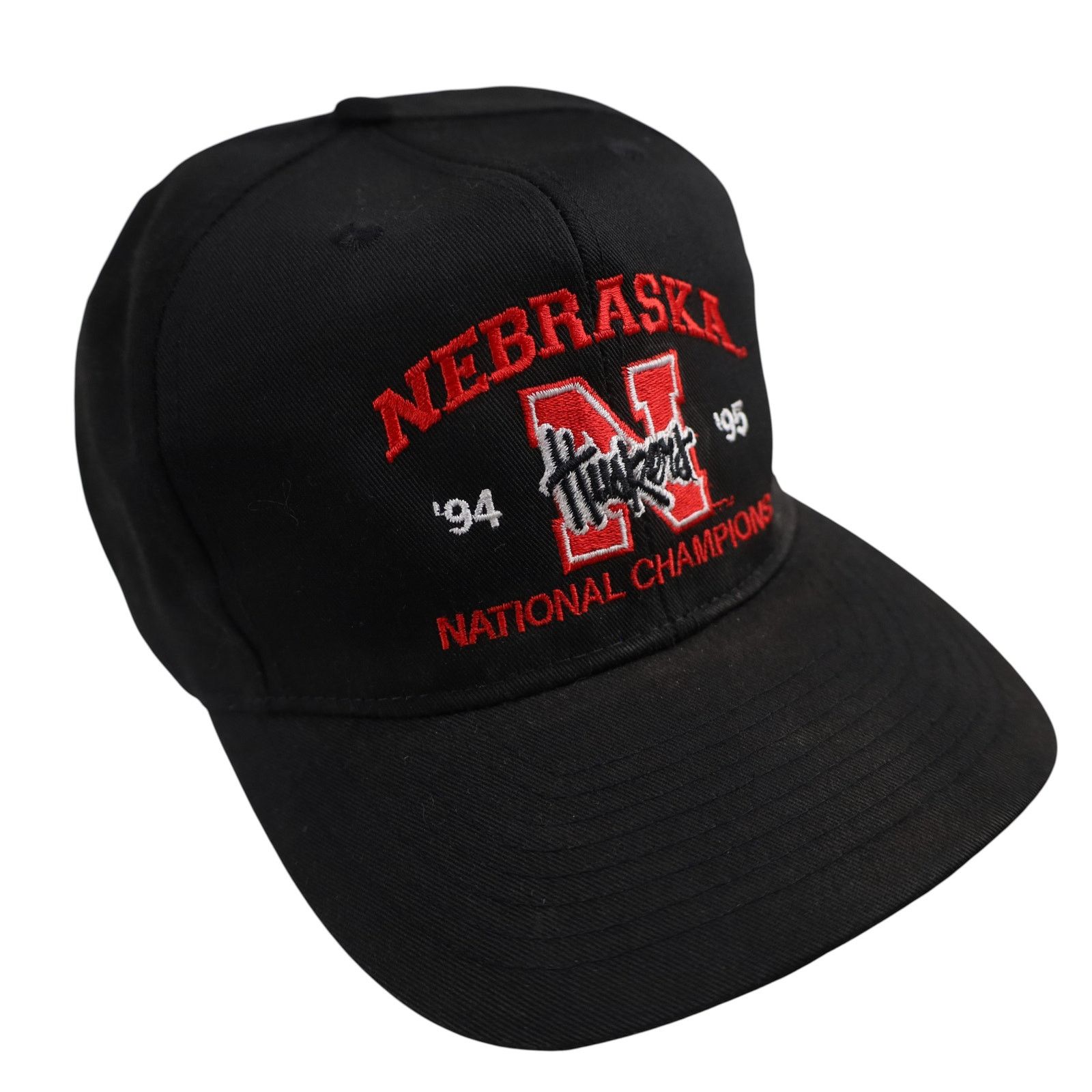 Vintage Vintage 90s Nebraska Huskers National Champions Snapback Hat Size ONE SIZE - 2 Thumbnail