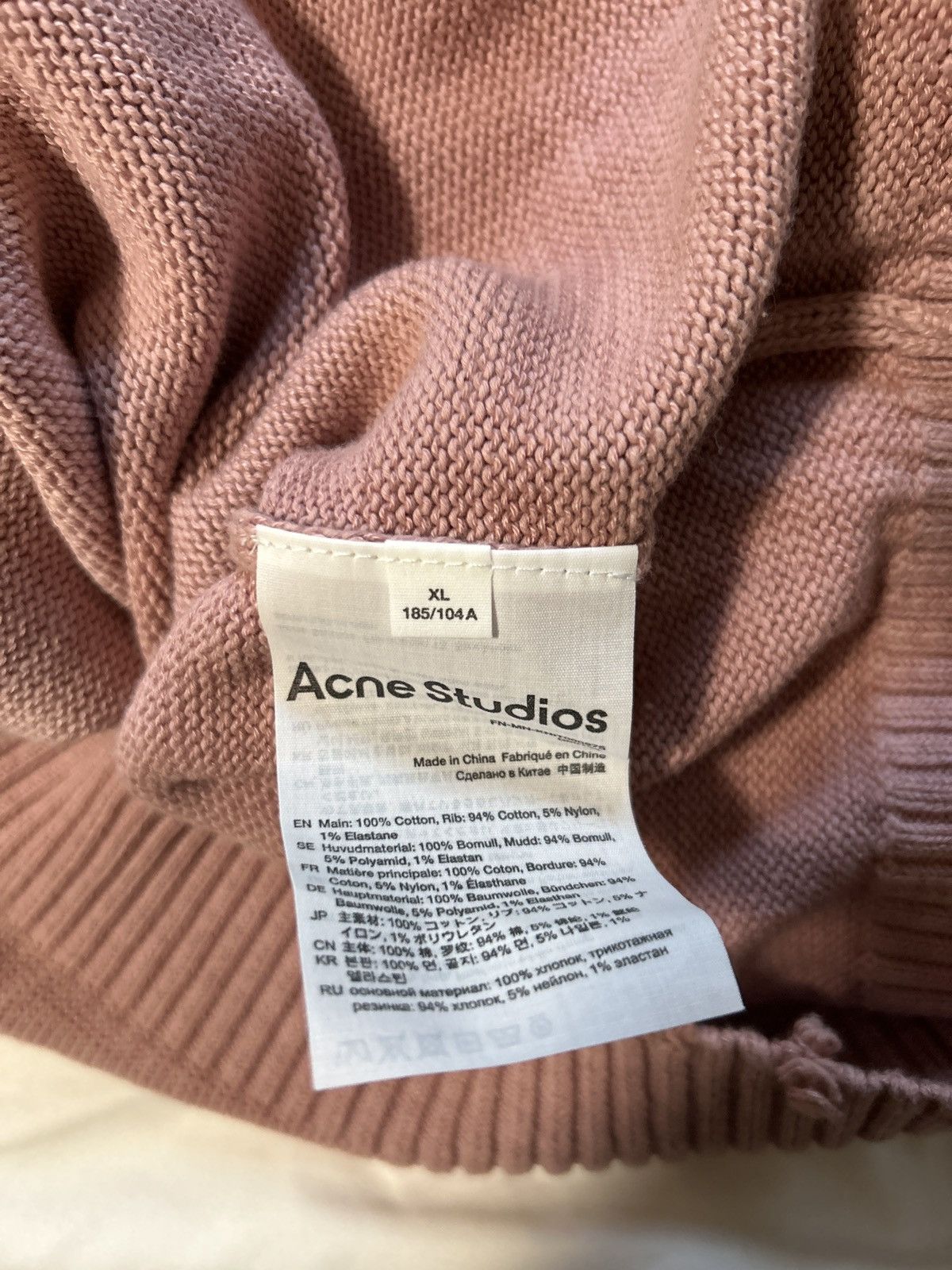 Acne Studios Acne Studios Kapi Crewneck Pull-Over Sweater Size XL Size US XL / EU 56 / 4 - 5 Thumbnail