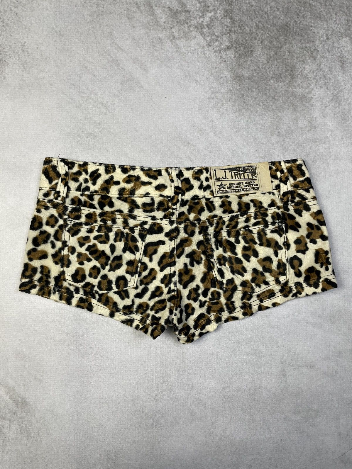 Hysteric Glamour Y2k Love Junkie Mcbling Gyaru Cheetah Micro Shorts Size 27" / US 4 / IT 40 - 7 Thumbnail