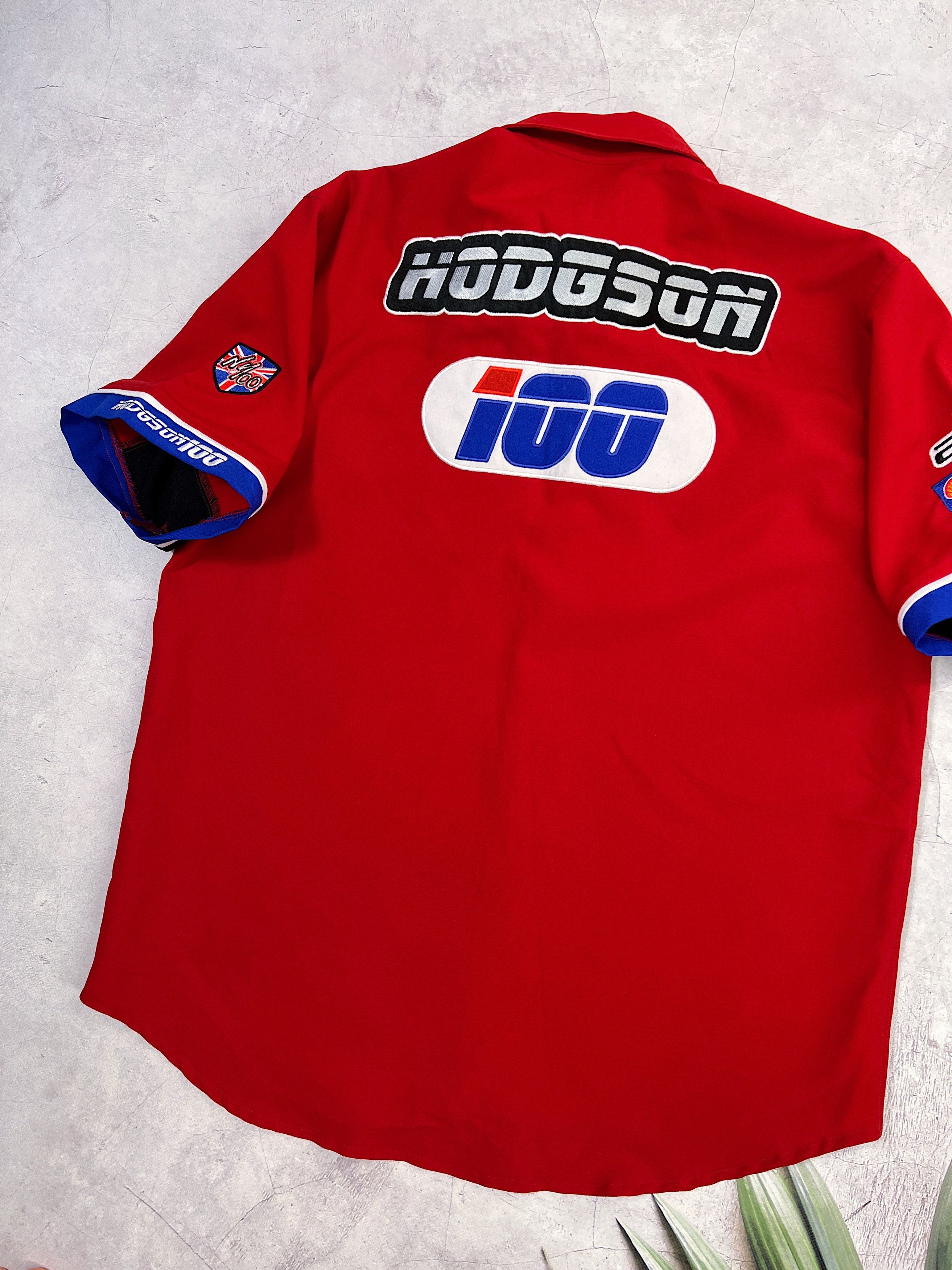 Other Neil Hodgson 100 Racing Shirt Moto GB Suomy HM plant AXO Size US L / EU 52-54 / 3 - 12 Thumbnail