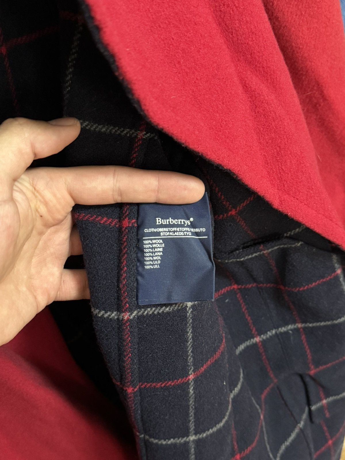 Burberry Burberrys Nova Check Wool Double Breasted Pea Coat Jacket Size M / US 6-8 / IT 42-44 - 8 Thumbnail