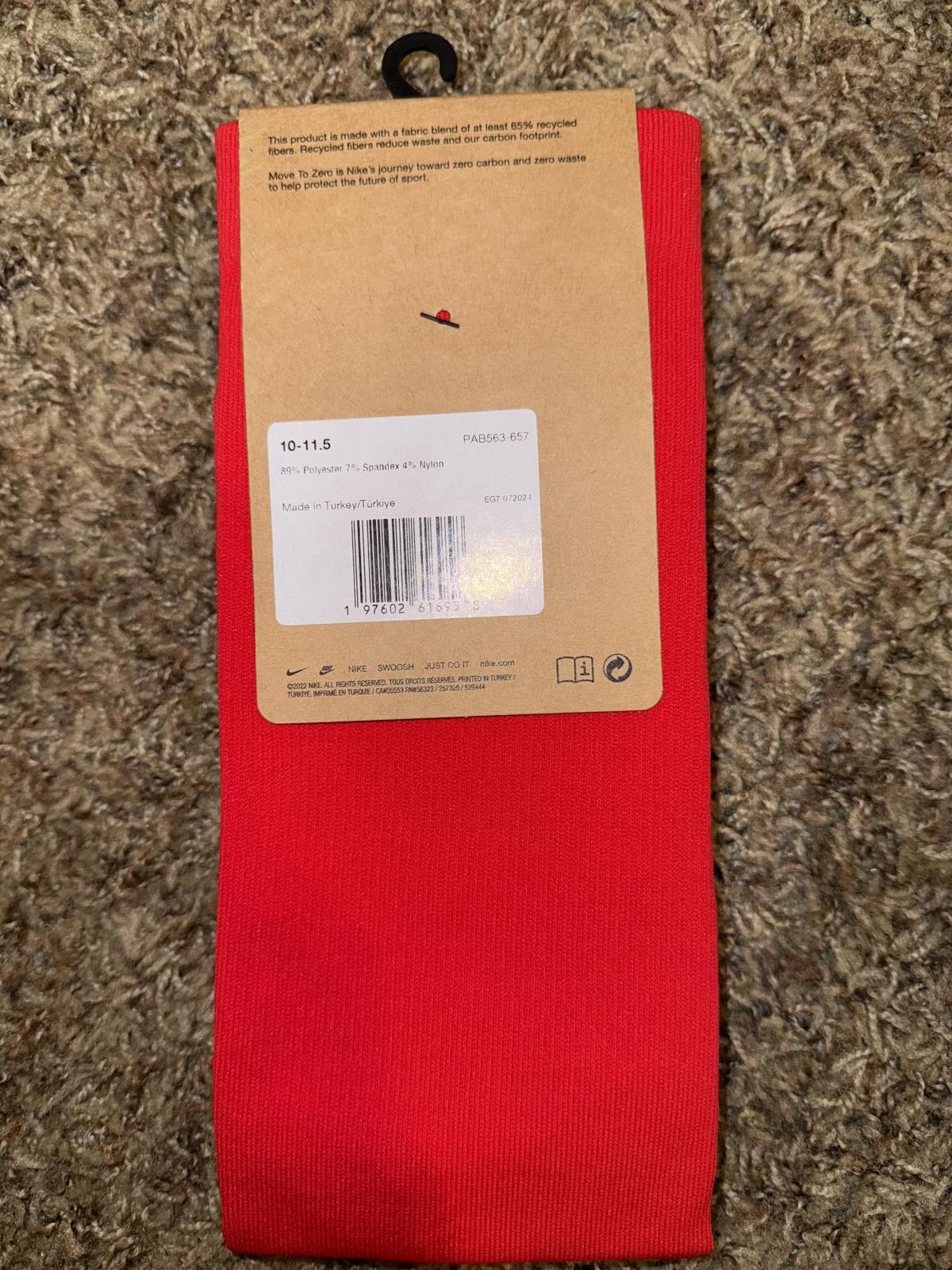 Nike Nike Men’s FFF 2025-2026 France Home Vapor Strike Knee-High Socks Sample Size ONE SIZE - 4 Thumbnail