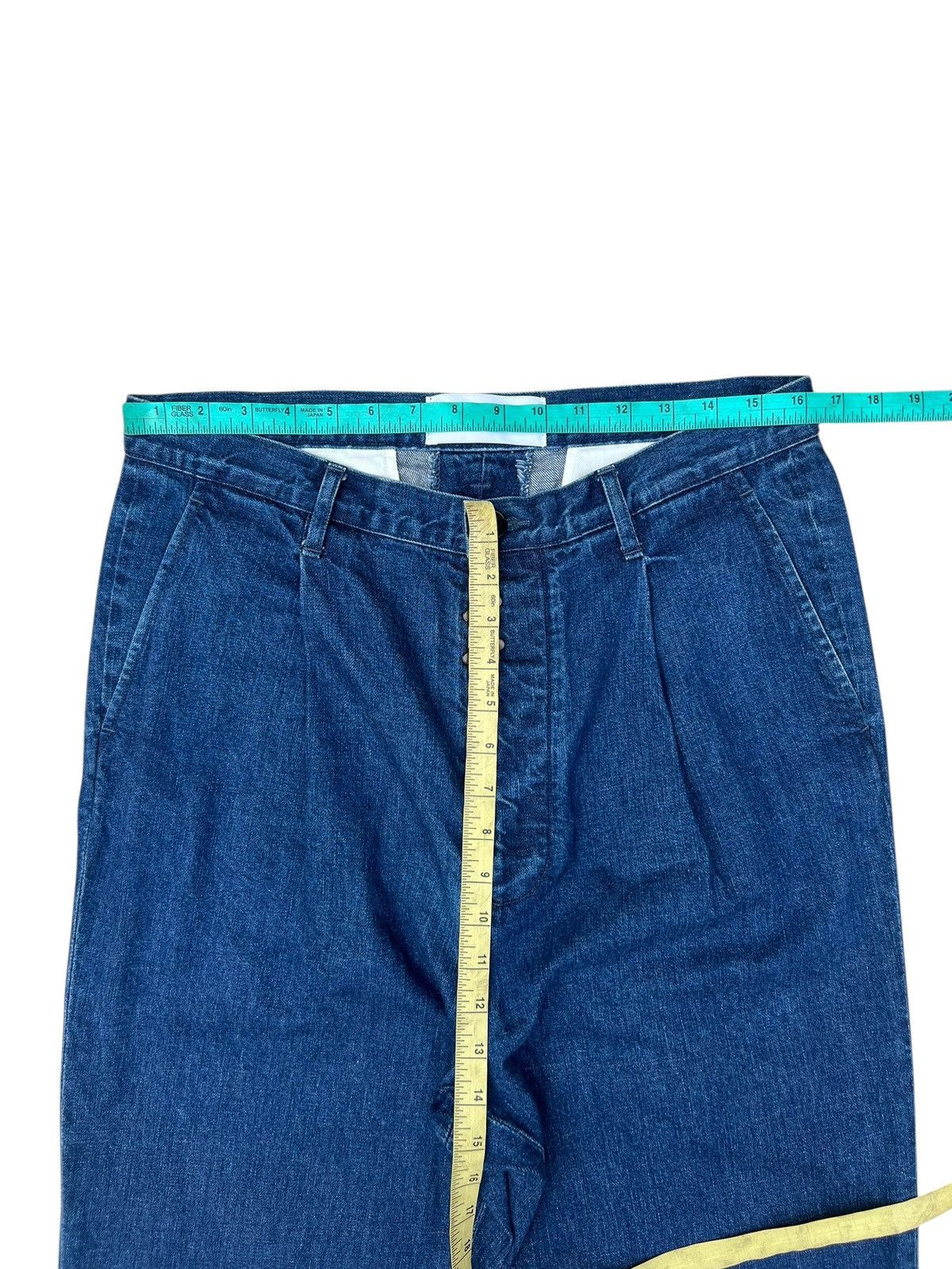 5351 POUR LES HOMMES John Mason Smith Japan Denim Trouser Pant Size US 32 / EU 48 - 2 Thumbnail