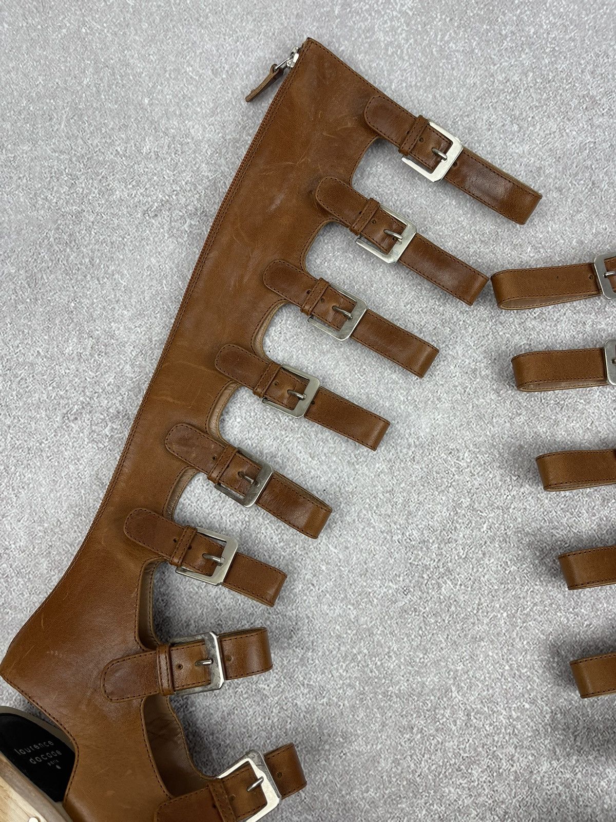 Other Laurence Dacade Brown Leather Halle Gladiator Sandals Size US 8 / IT 38 - 3 Thumbnail
