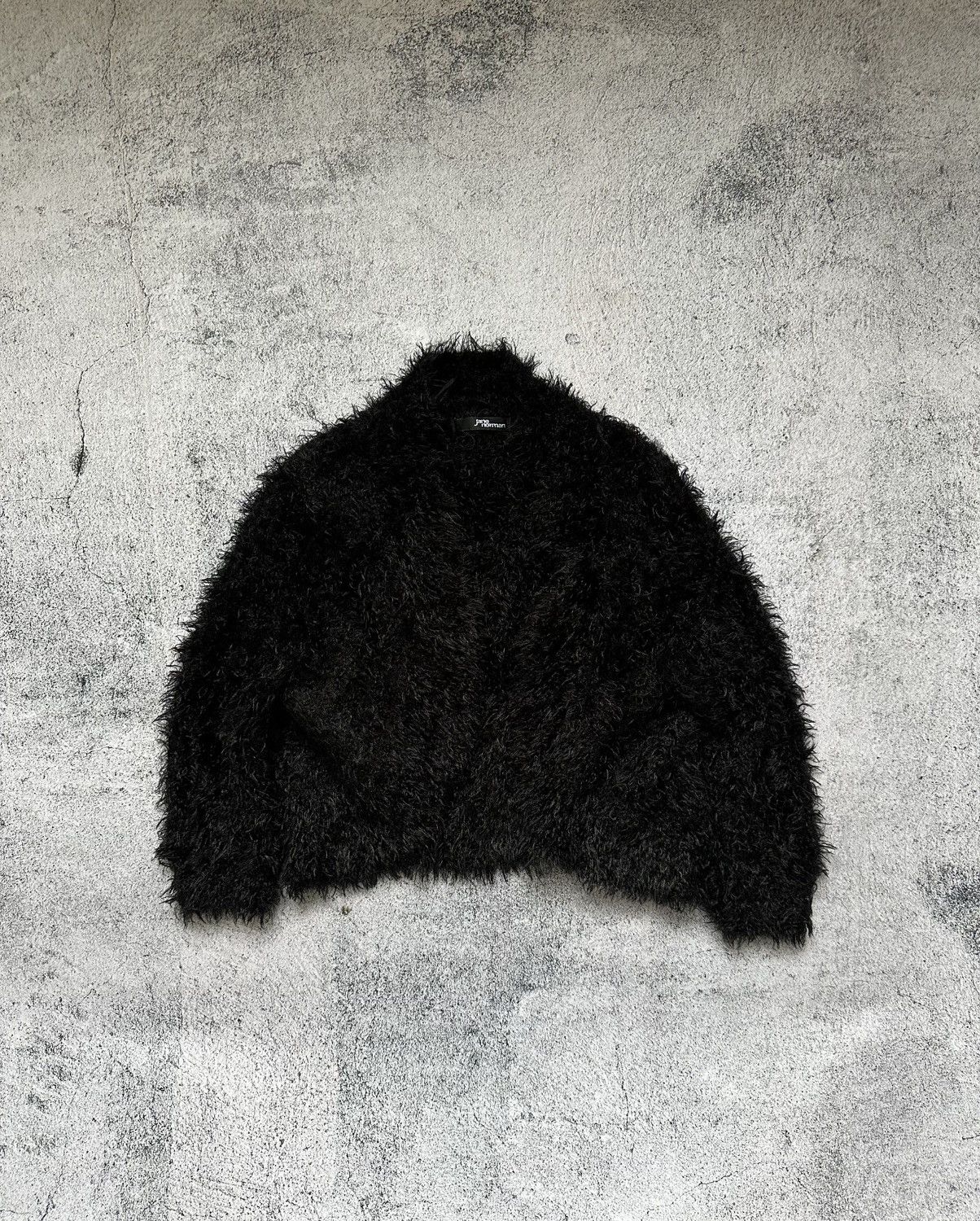 Japanese Brand Faux Fur Style Black Women's Jacket Small Fit Size XXS / US 00 / IT 34 - 1 Thumbnail