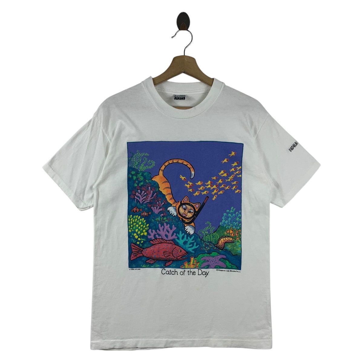 Vintage Vintage REBECCA LEE BALDWIN art printed tee Size US M / EU 48-50 / 2 - 1 Thumbnail