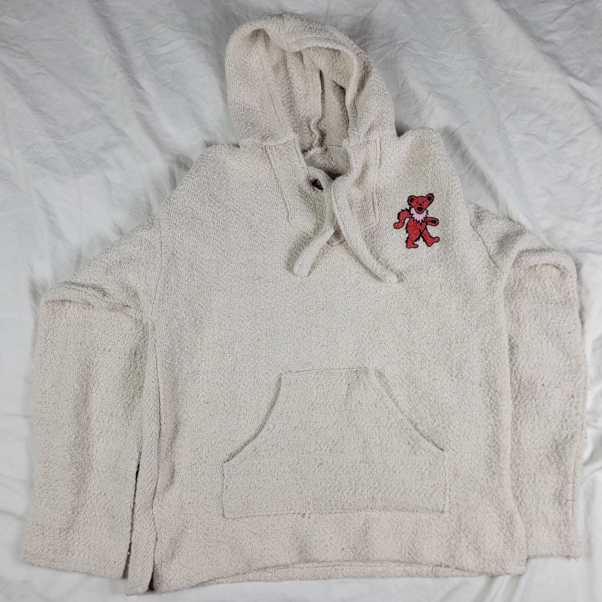 Earth Ragz Grateful Dead Swirling Bears Adults Medium White Natural Baj Size US M / EU 48-50 / 2 - 2 Thumbnail