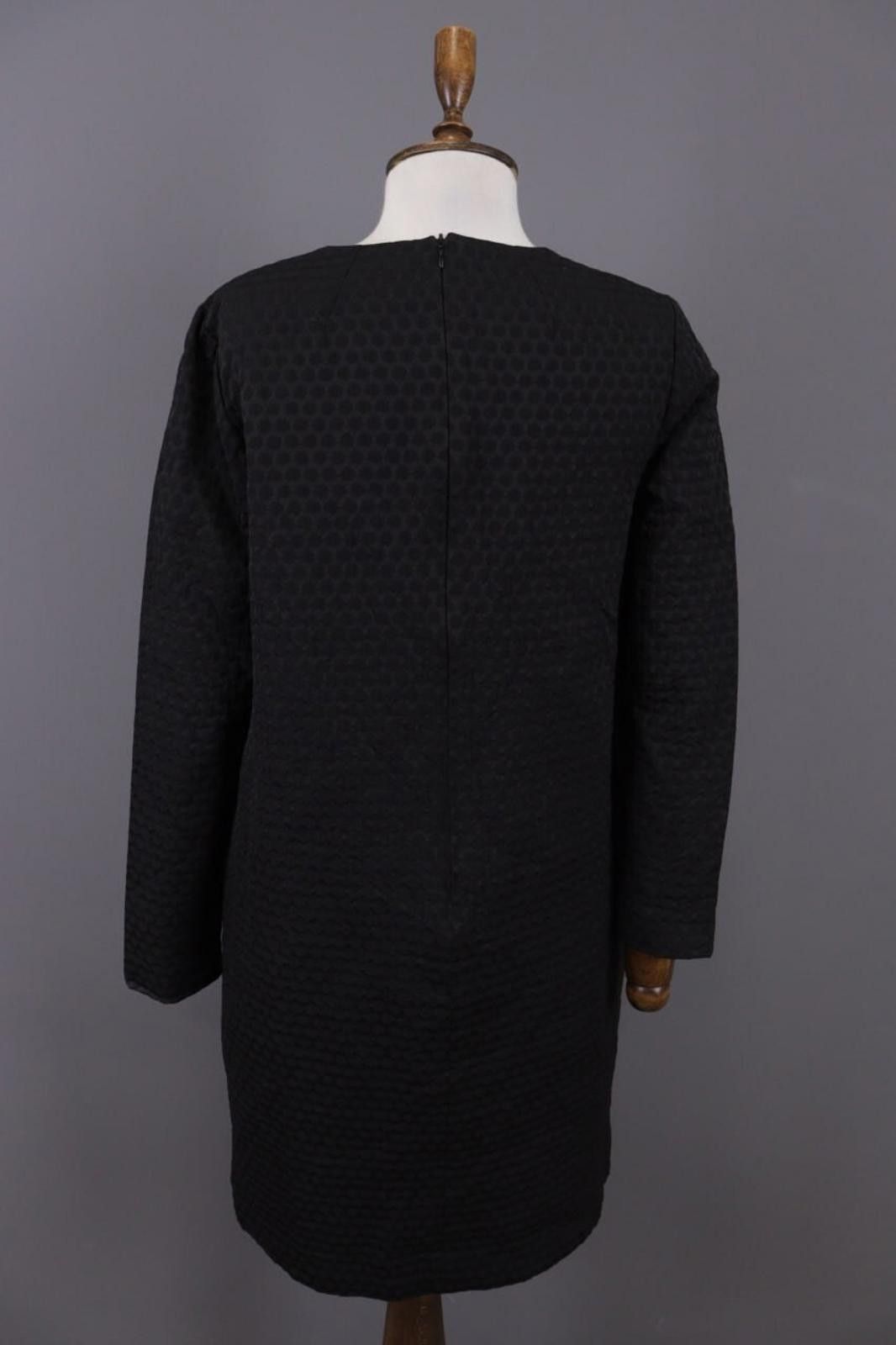 Marimekko Marimekko Wautsi Black Printed A-Line Dress Size 40 Size M / US 6-8 / IT 42-44 - 10 Thumbnail