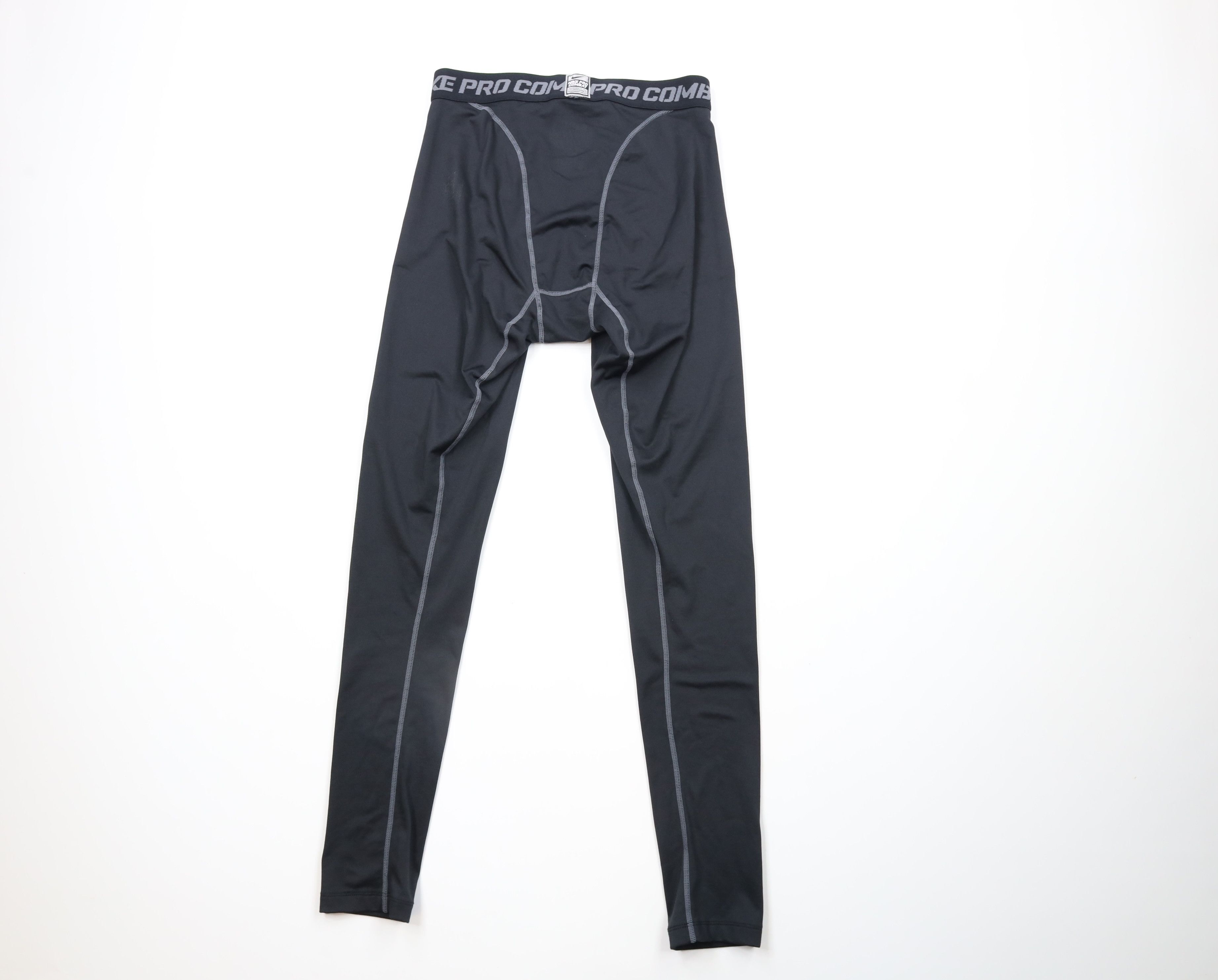 Nike × Vintage Nike Pro Combat Fit Training Gym Spandex Tights Pants Size US 36 / EU 52 - 9 Thumbnail