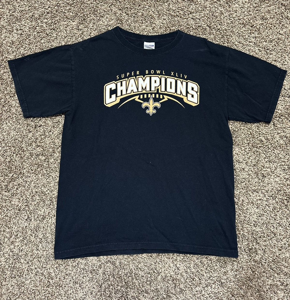 Gildan Gildan New Orlean Saints Super Bowl XLIV Champions Tee Size US L / EU 52-54 / 3 - 1 Thumbnail