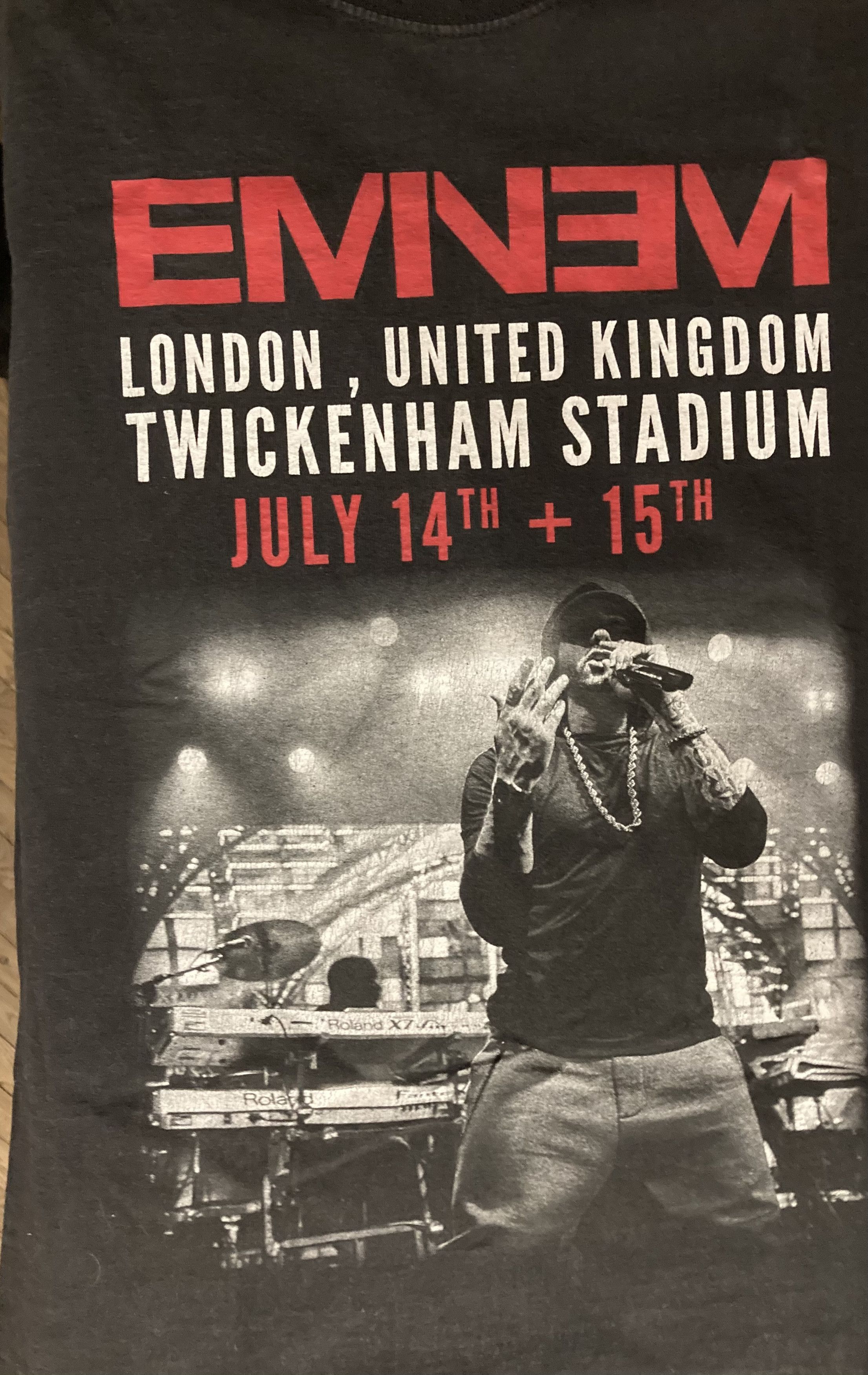 Band Tees × Eminem × Vintage vintage Eminem UK tour t shirt 2014 Size US L / EU 52-54 / 3 - 4 Thumbnail