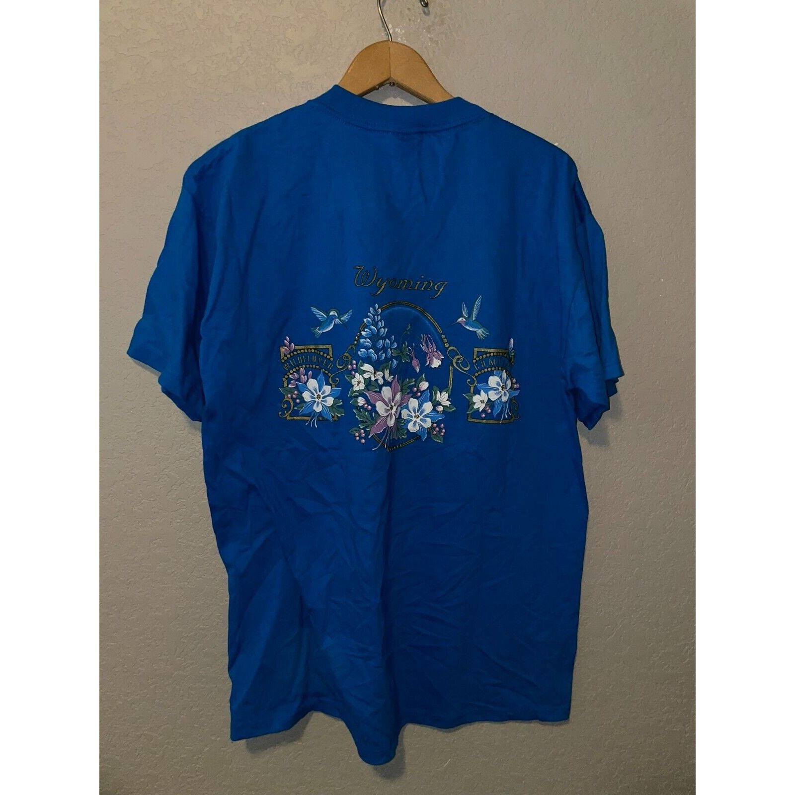Jerzees Vintage Idaho Shirt Wildflowers Wyoming Test Print Tee 90s L Size US L / EU 52-54 / 3 - 5 Thumbnail