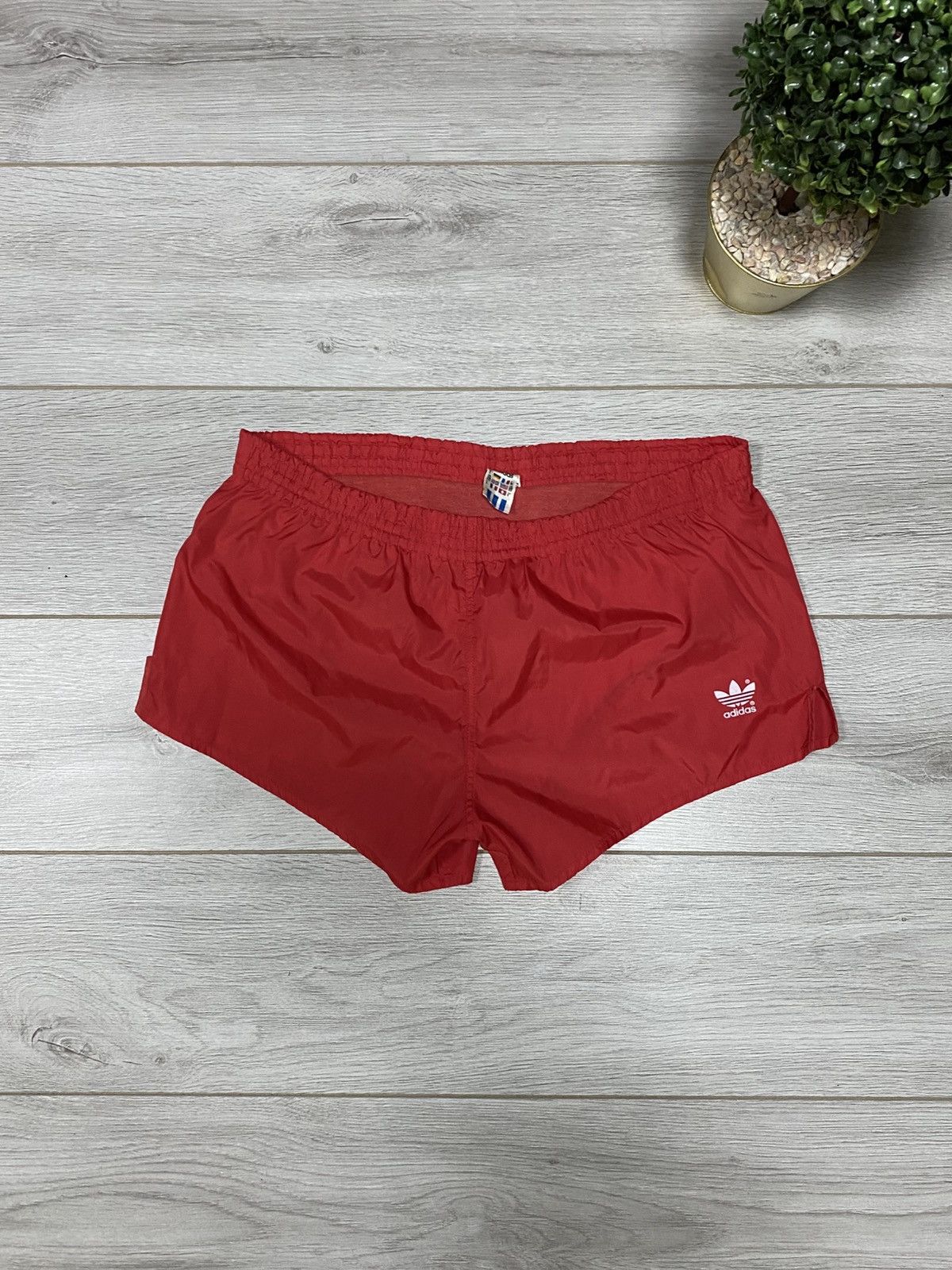 Vintage Adidas West Germany vintage nylon small logo shorts Size US 30 / EU 46 - 1 Thumbnail