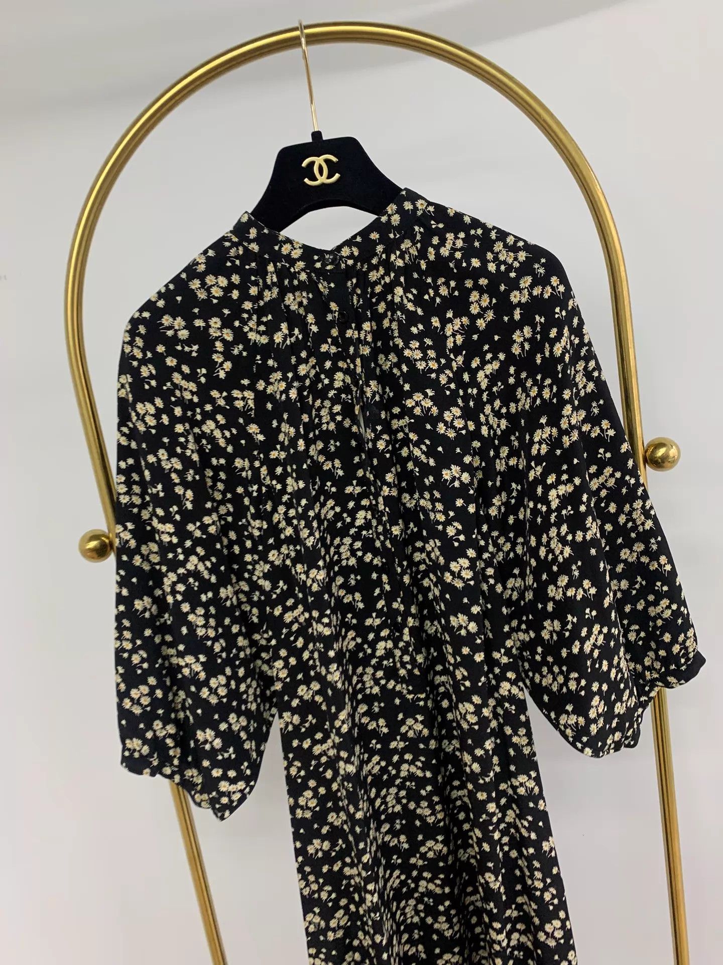 Celine Celine long floral dress 38 new Size XS / US 0-2 / IT 36-38 - 2 Thumbnail