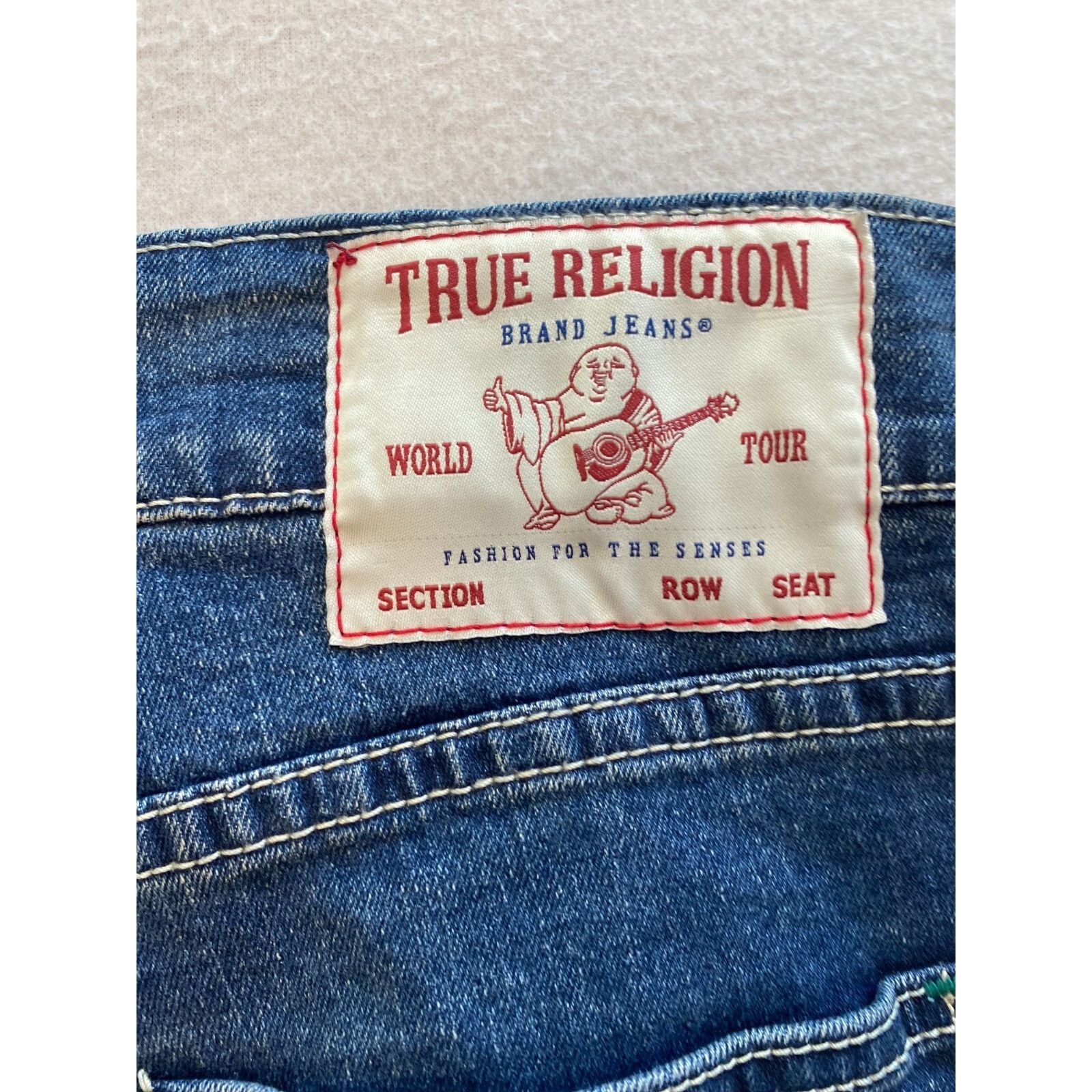 True Religion True Religion Ricky Jeans Mens Size 30 Relaxed Straight NWT Size US 30 / EU 46 - 15 Thumbnail