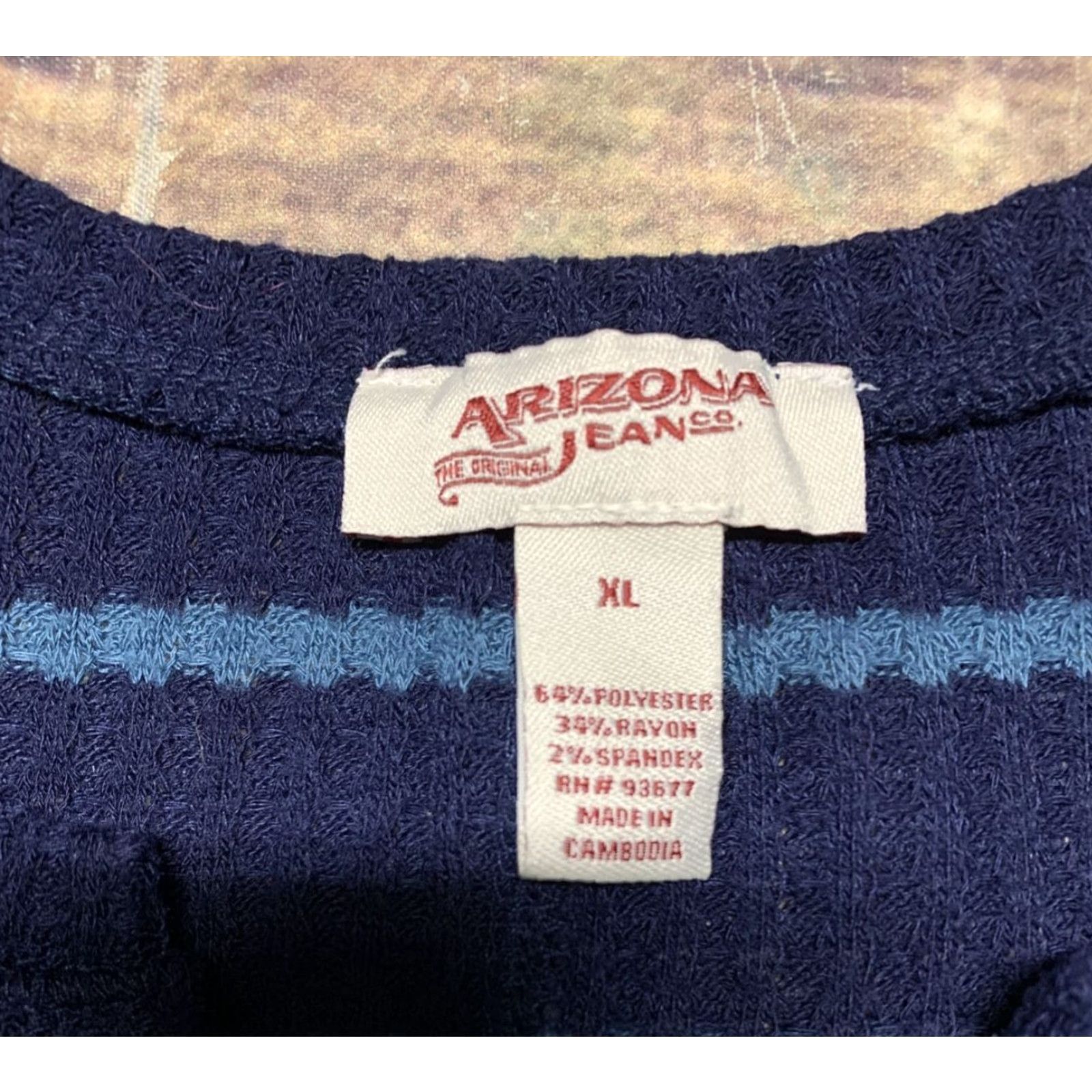 CO Arizona Jeans Co Pullover Top XS? Size XL / US 12-14 / IT 48-50 - 2 Thumbnail