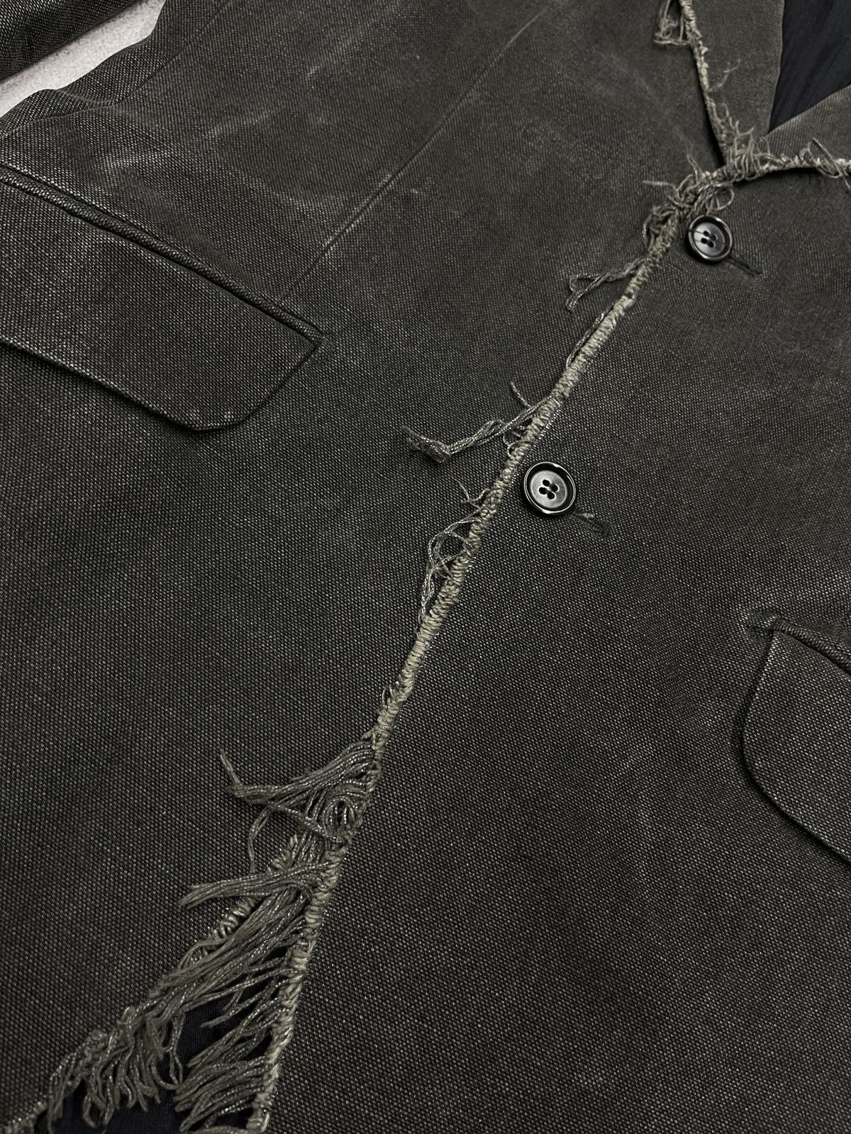 Allsaints Vintage AllSaints Avant Garde Blazer Grey Italy Brunswick Size 46R - 5 Thumbnail