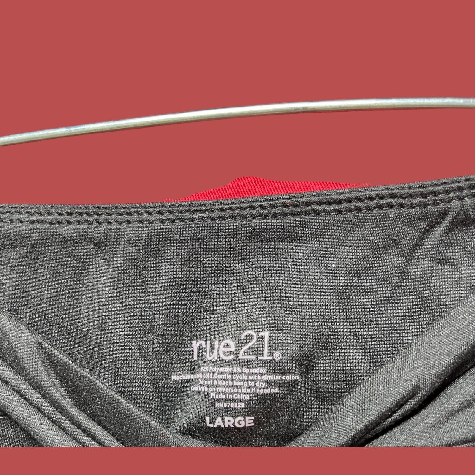rue21 Rue 21 - Women's Smooth Stretch Leggings - Black - Large Size 26" / US 2 / IT 38 - 9 Thumbnail