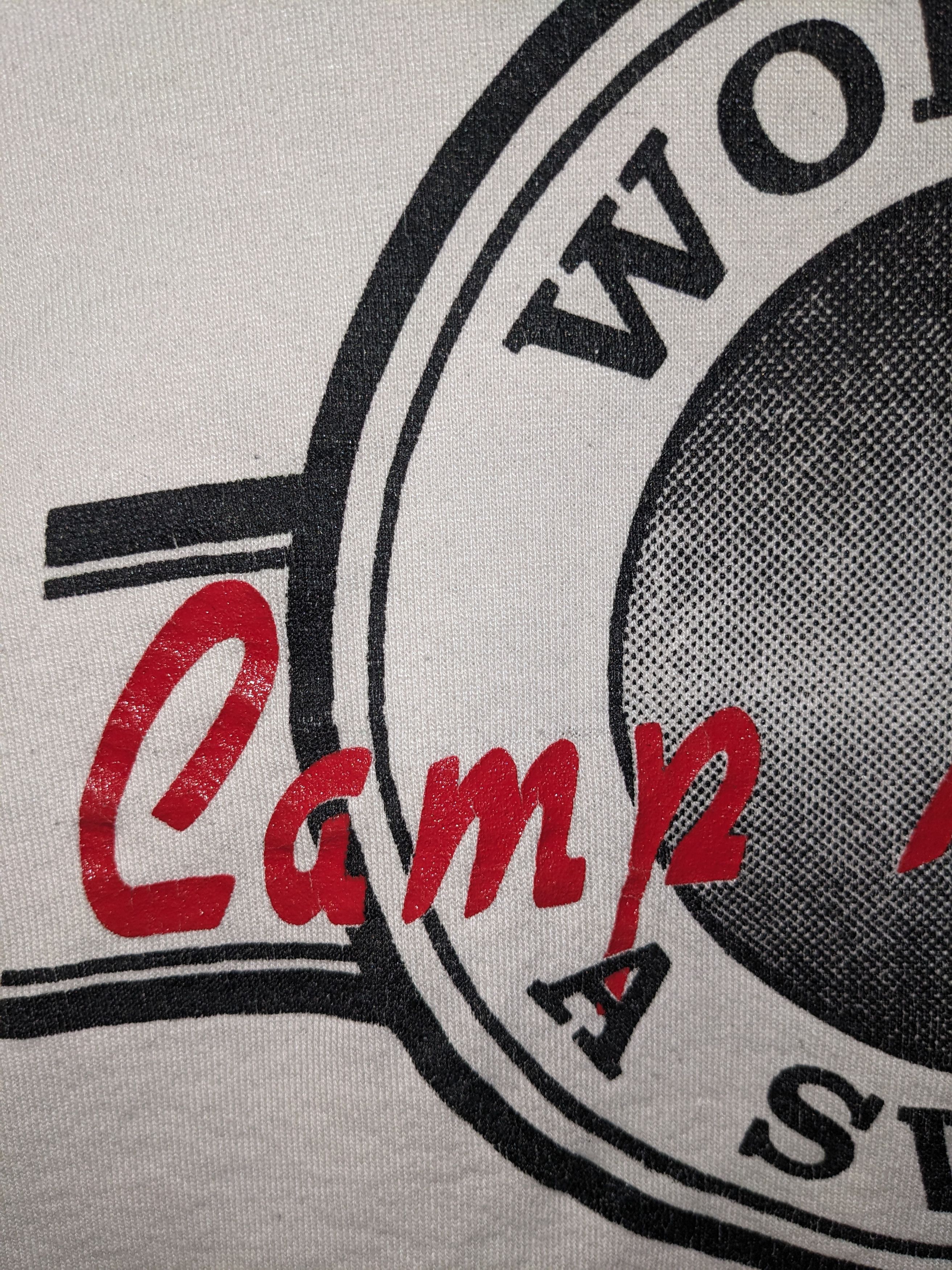 Vintage Vintage 1988 Camp Robinson Work Up a Sweat Medium Sweatshirt Size US M / EU 48-50 / 2 - 9 Thumbnail