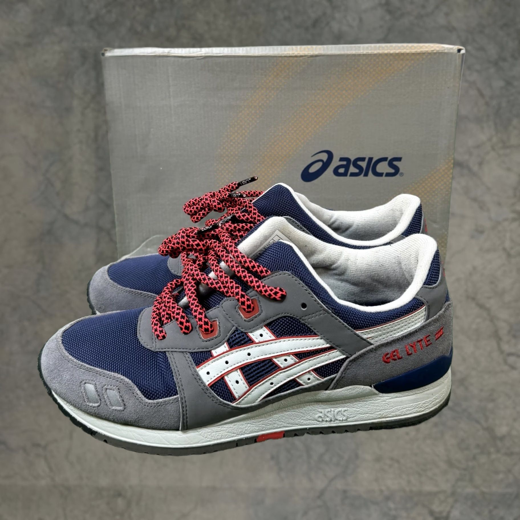 Asics × Streetwear × Vintage Asics Gel-Cumulus 15 Navy  display picture 3