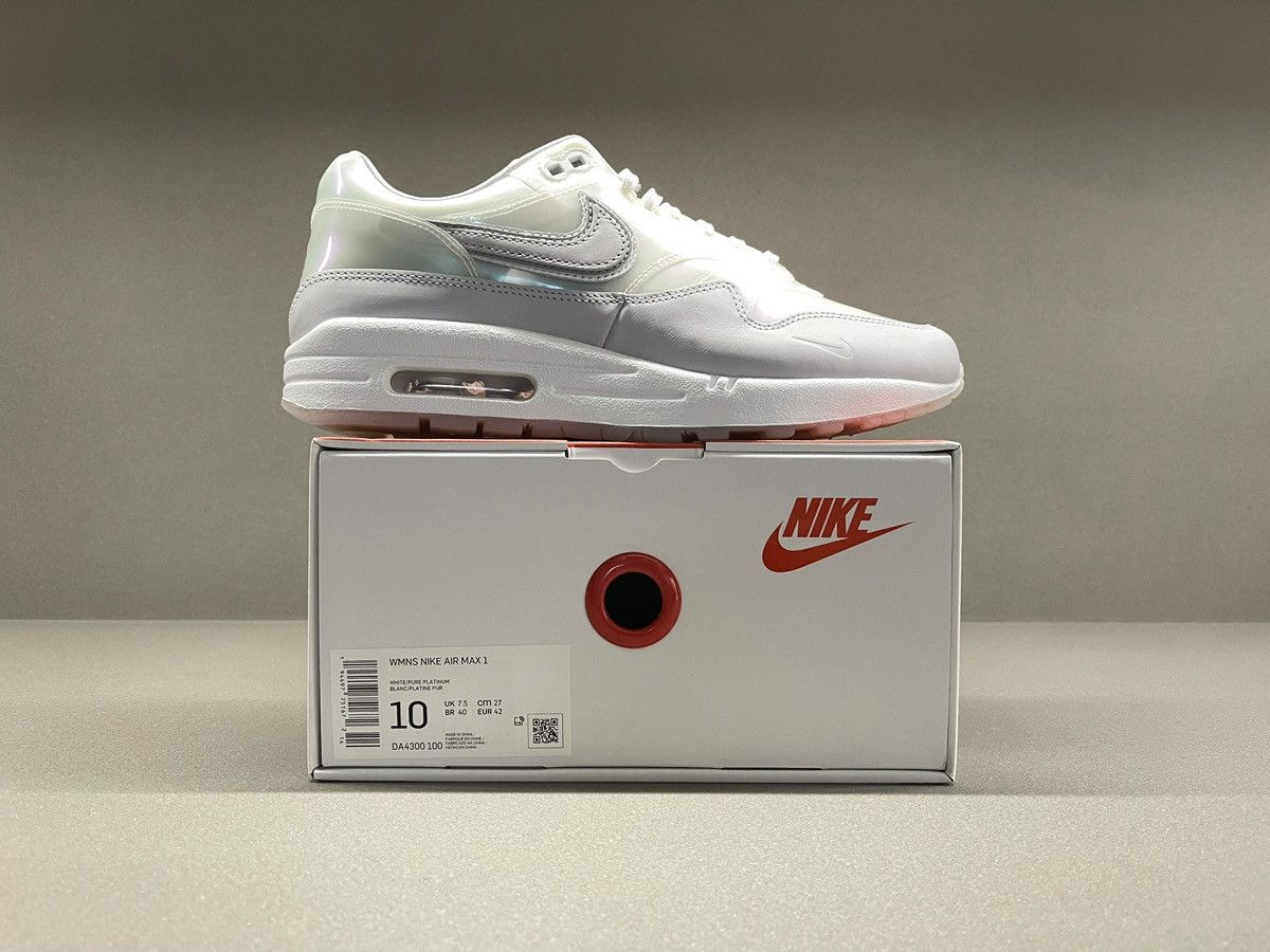 Nike Nike Air Max 1 SNKRS Day White W Size US 10 / IT 40 - 4 Thumbnail