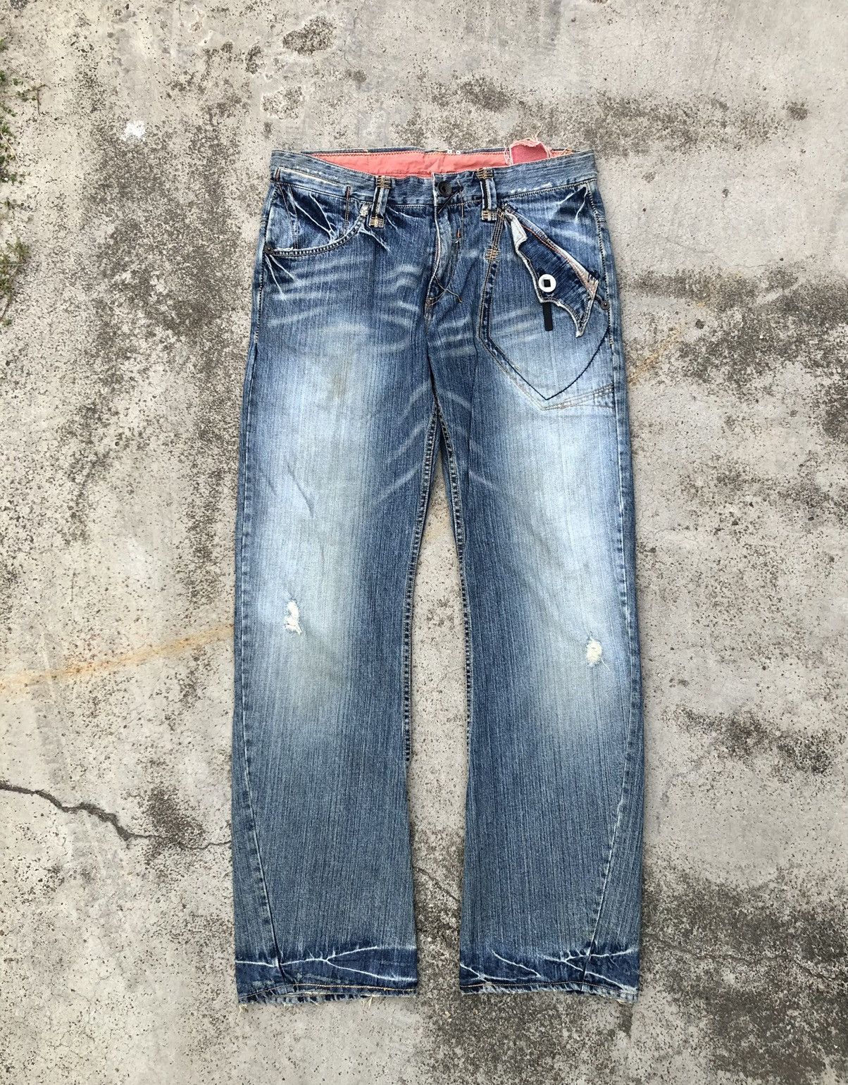 Vintage TOUGH JEANS TWIST DENIM Size US 36 / EU 52 - 1 Thumbnail