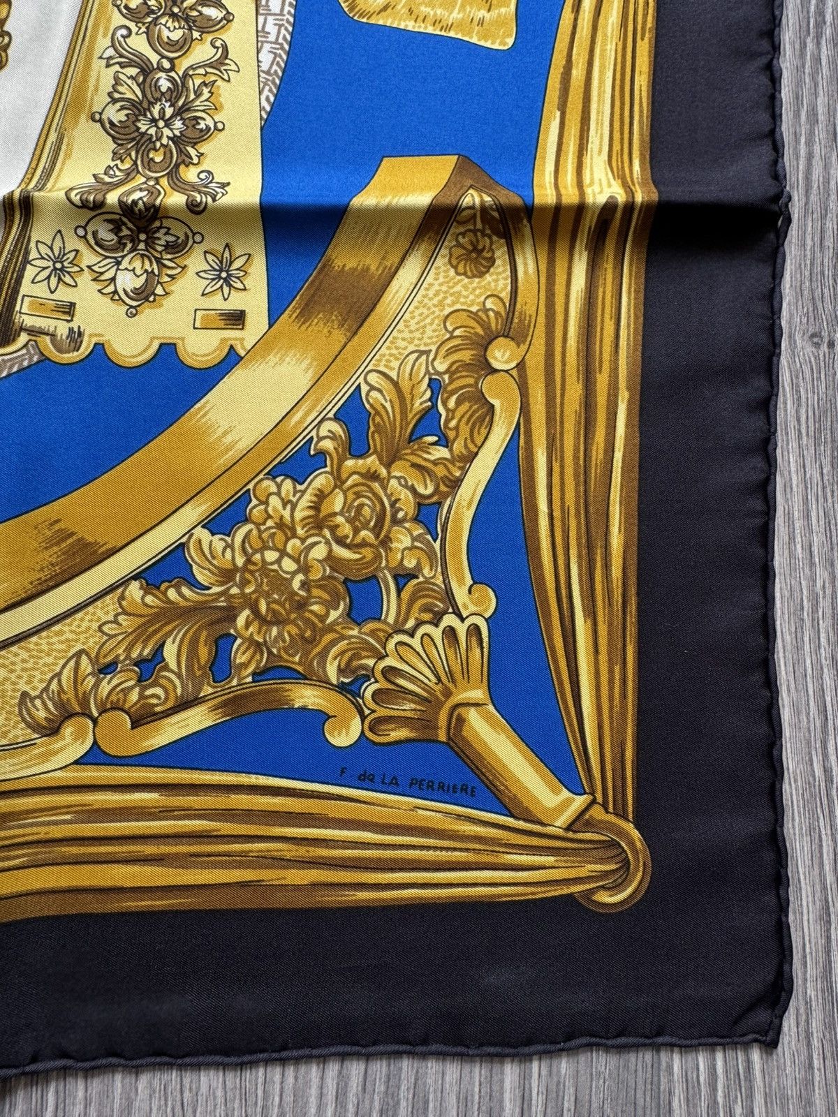 Hermes Hermès Etriers silk scarf by Françoise de la Perrière 1964y Size ONE SIZE - 4 Thumbnail