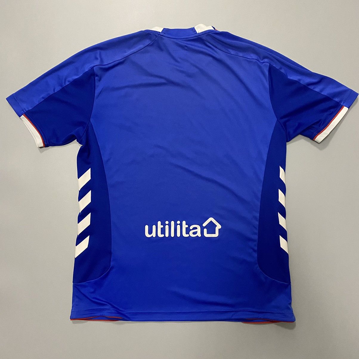 Hummel Rangers Glasgow 2018-2019 FC Football Jersey L size Blue Size US L / EU 52-54 / 3 - 2 Thumbnail