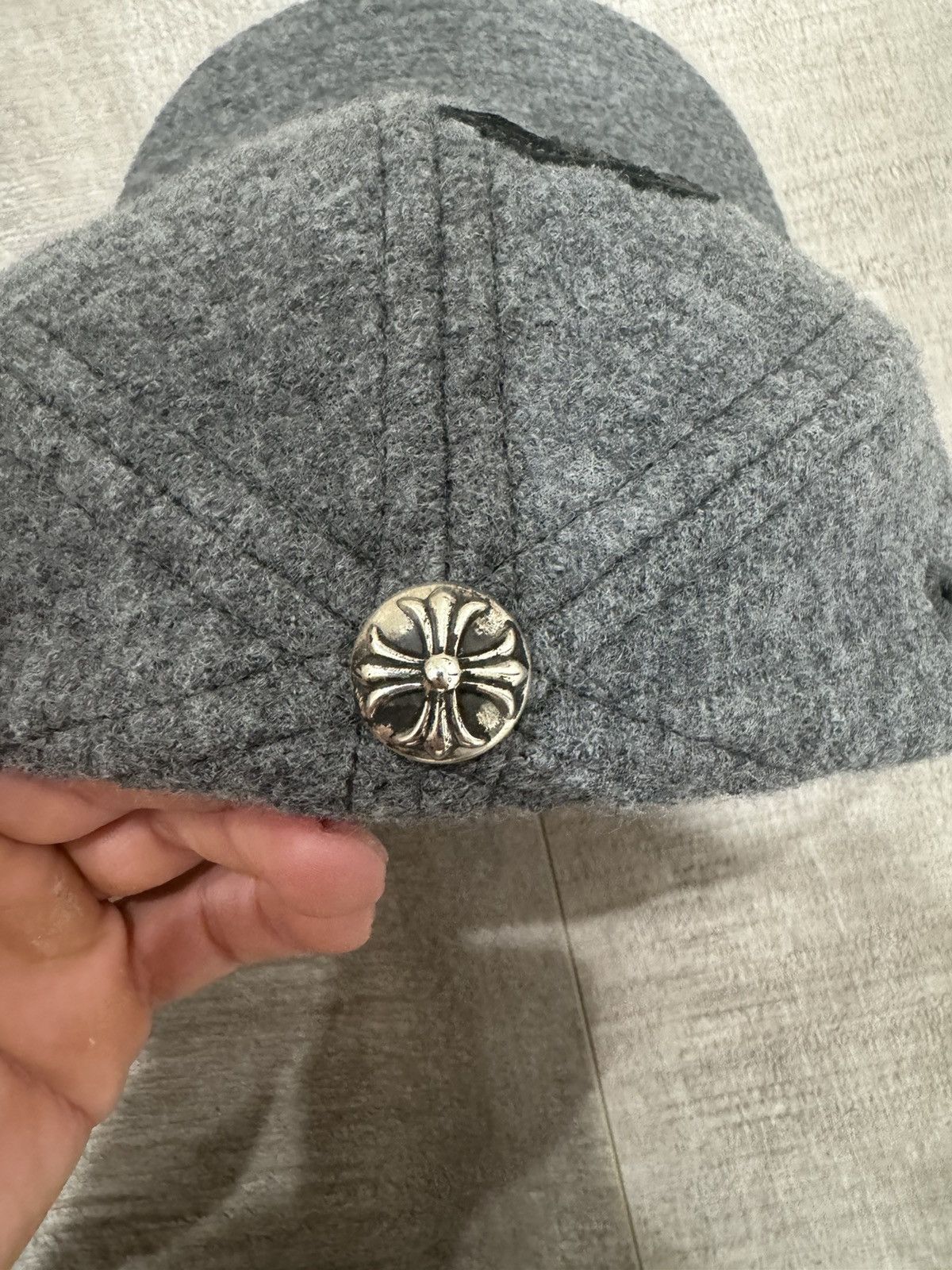 Chrome Hearts Chrome Hearts Cashmere Hat Size ONE SIZE - 4 Thumbnail