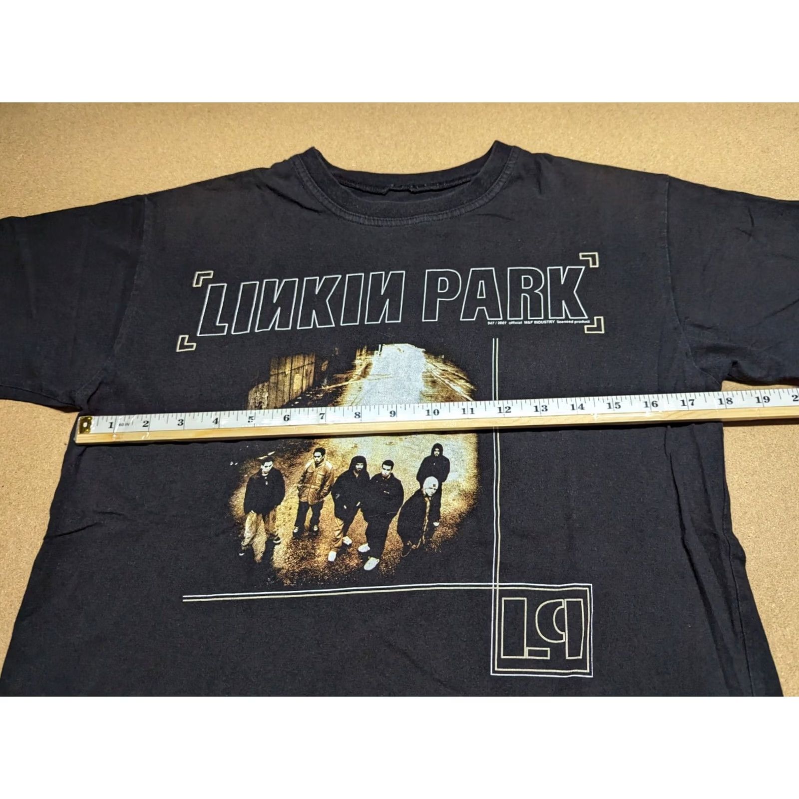 Vintage M&F Industry Linkin Park T-Shirt Mens Size S Music Band Short Sleeve Licenced Shirt Size US S / EU 44-46 / 1 - 4 Thumbnail