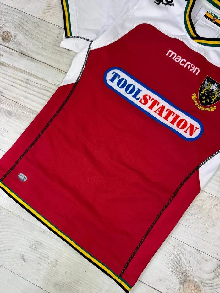 Macron Macron Northampton Saints 2018 2019 Away Rugby Shirt Jersey Size US XL / EU 56 / 4 - 3 Thumbnail