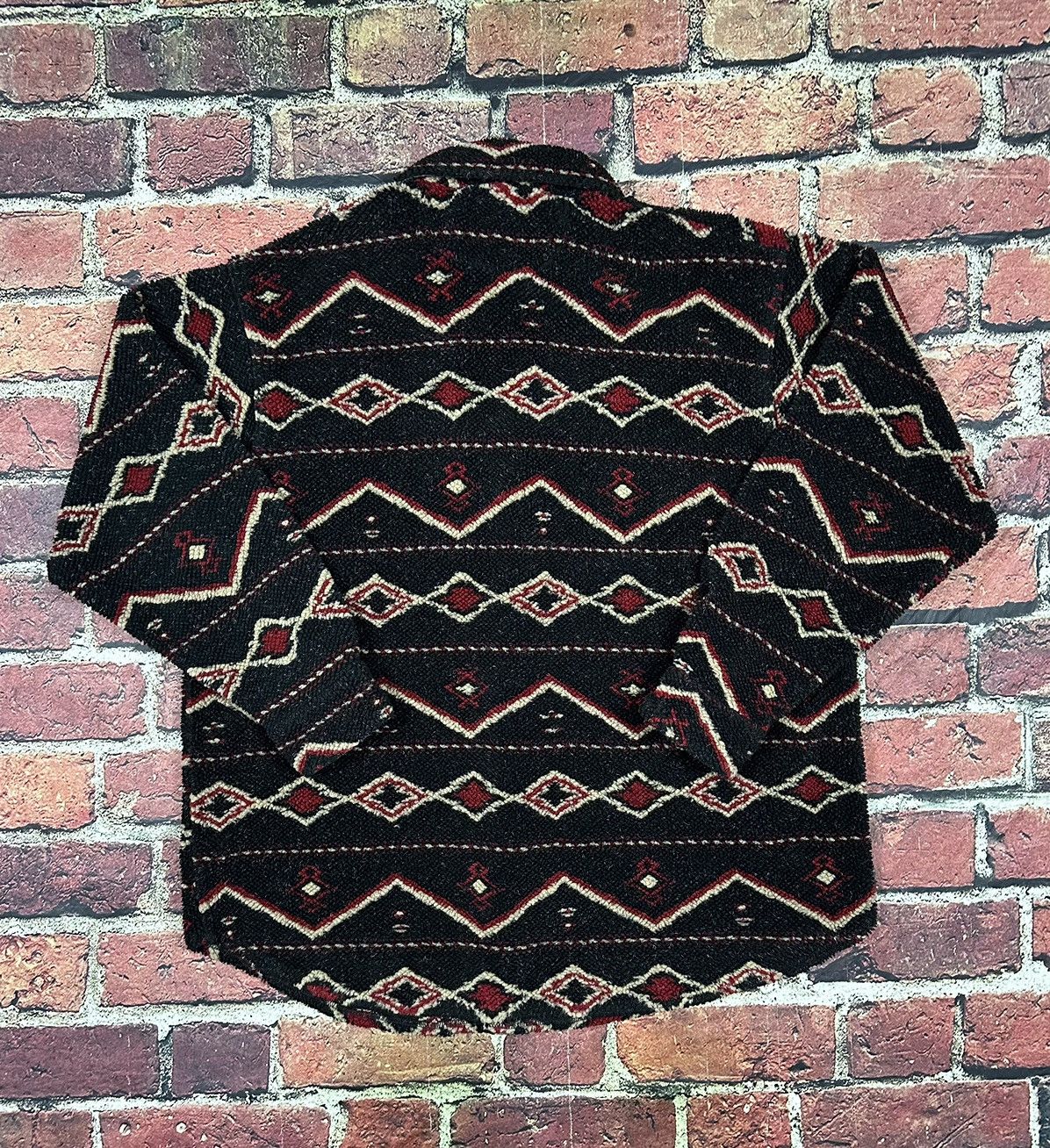 Vintage Tsunami Aztec Fleece Button Up Shirt Shacket Winter Ski Size US L / EU 52-54 / 3 - 3 Thumbnail