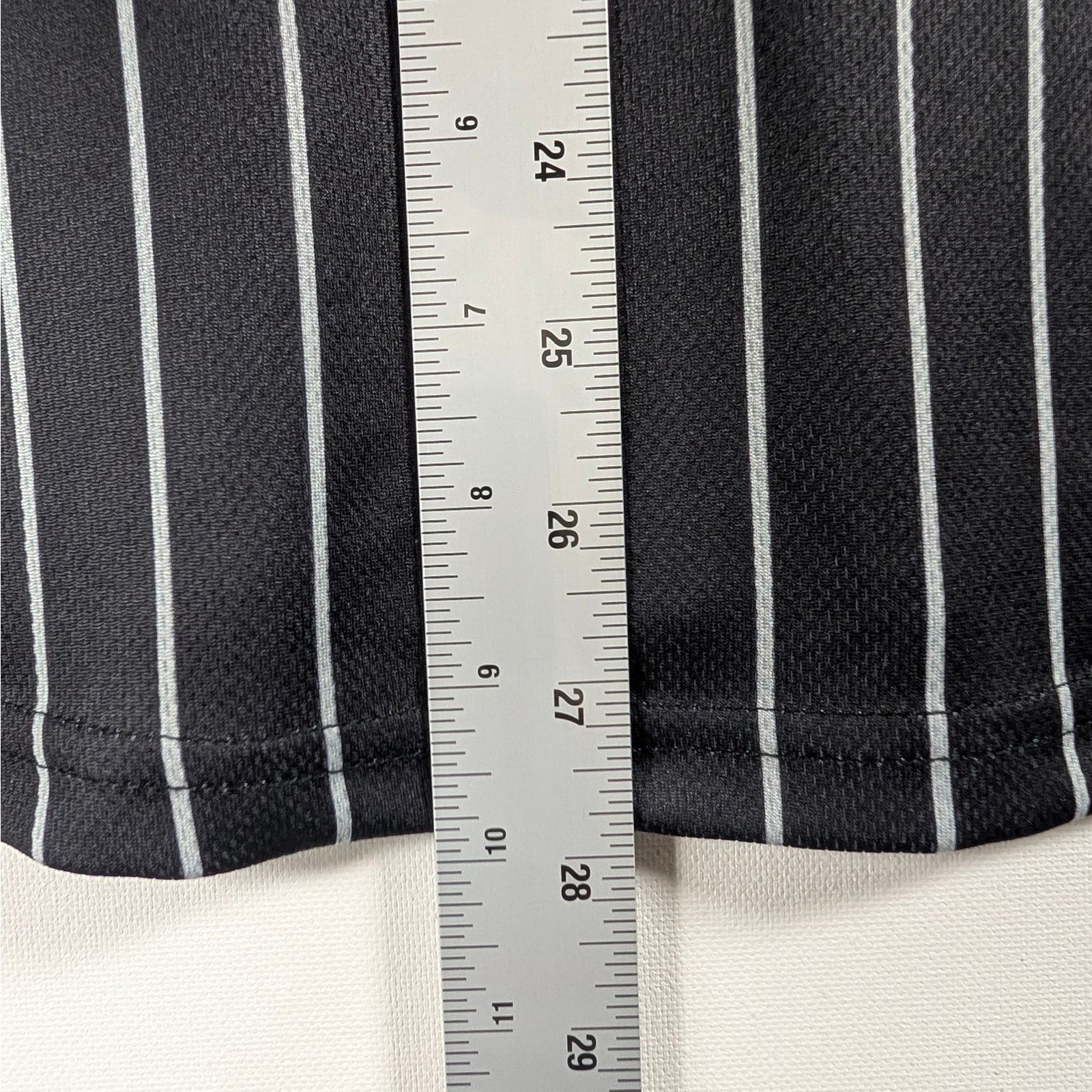 Unknown London ACOTAR Velaris Rhysand 15 Baseball Jersey Black Pinstripe Size US M / EU 48-50 / 2 - 6 Thumbnail