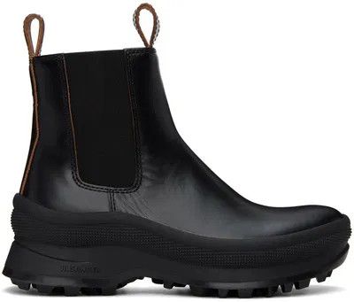 Jil Sander o1y0925 Ankle Boots in Black Size US 9 / IT 39 - 1 Thumbnail