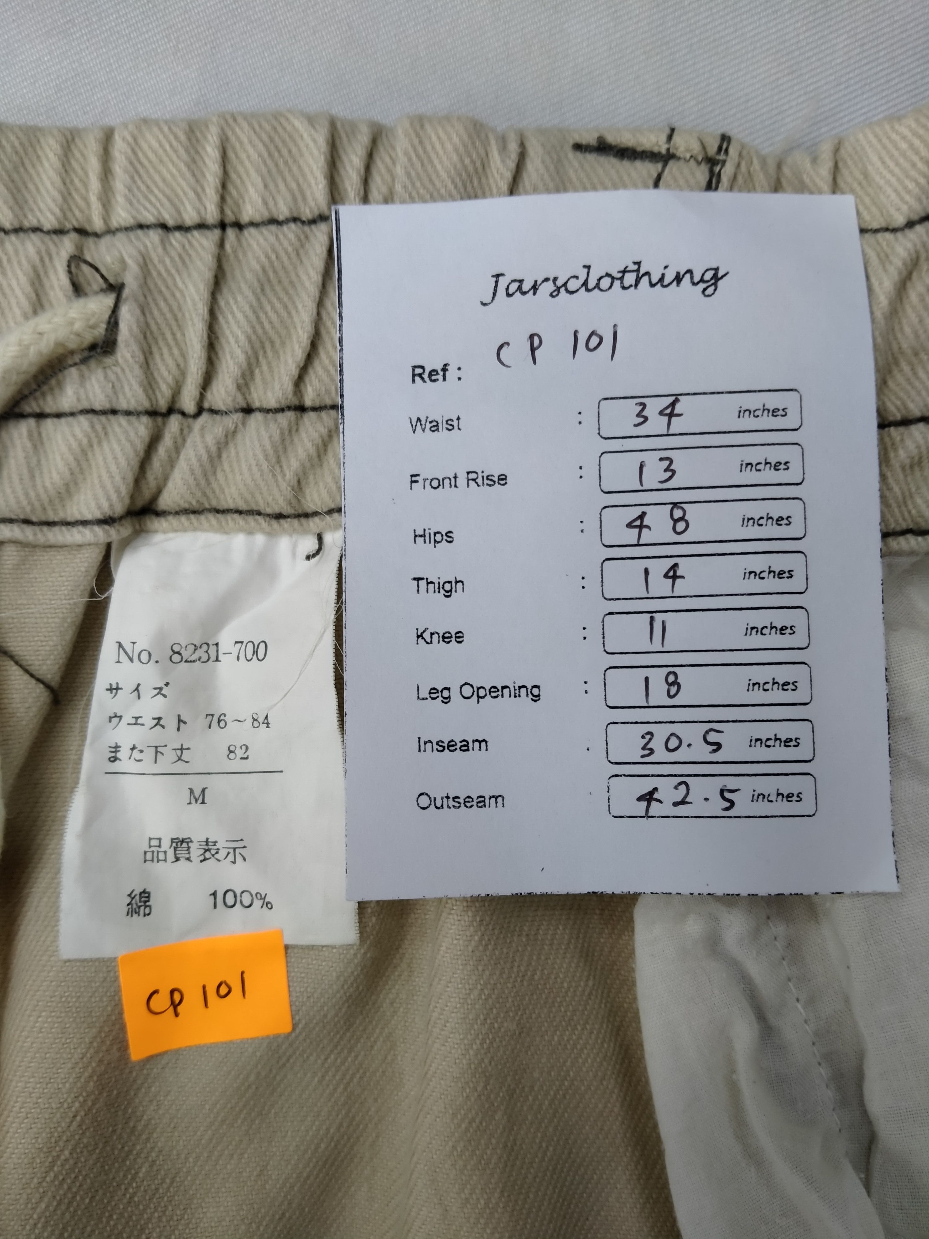 Japanese Brand Raton Japanese Brand Cargo Multi Pocket Pants 34x30.5 CP101 Size US 34 / EU 50 - 7 Thumbnail