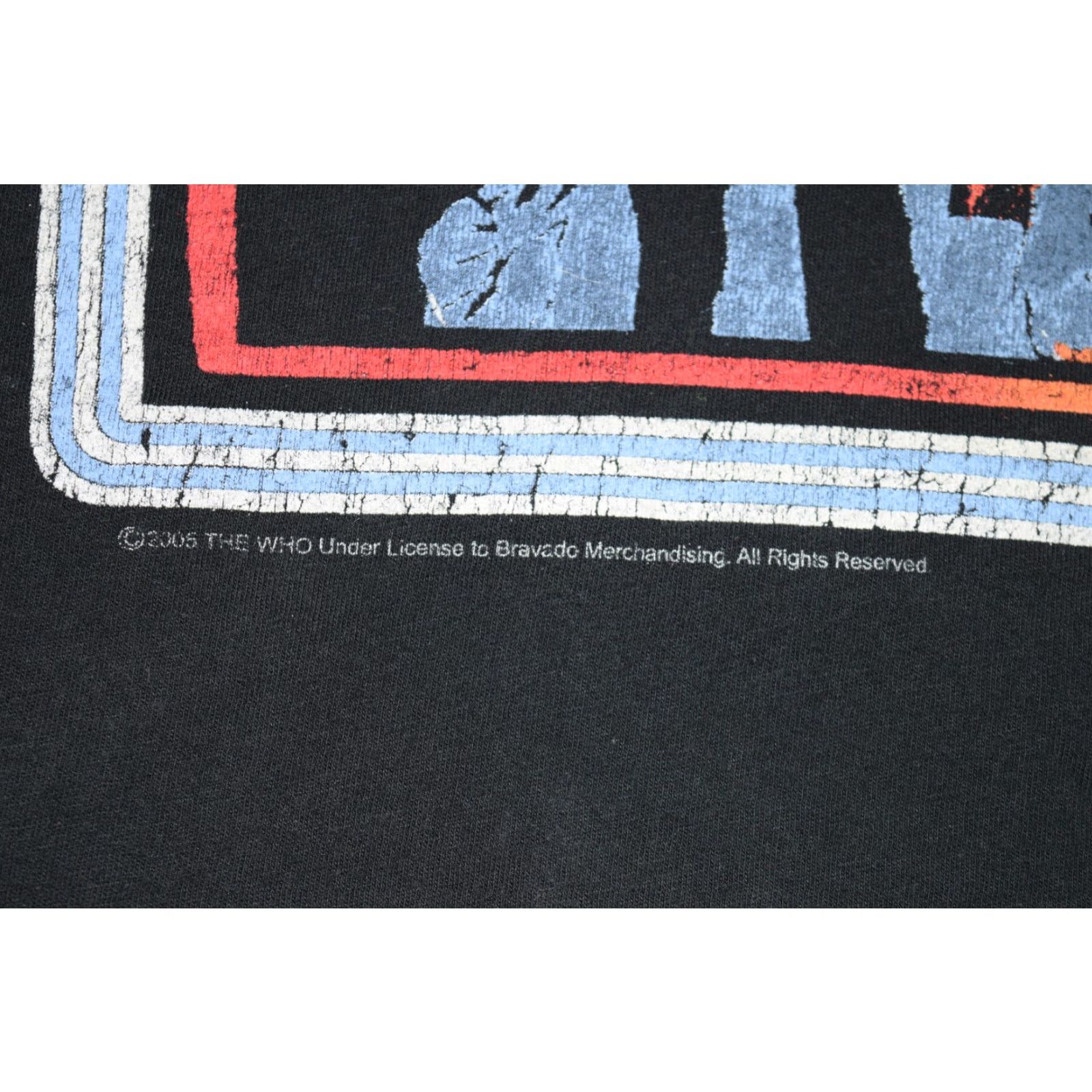 Bravado VINTAGE THE WHO Farewell Tour T-Shirt 2005 Graphic Tee Black XL Mens Size US XL / EU 56 / 4 - 3 Thumbnail