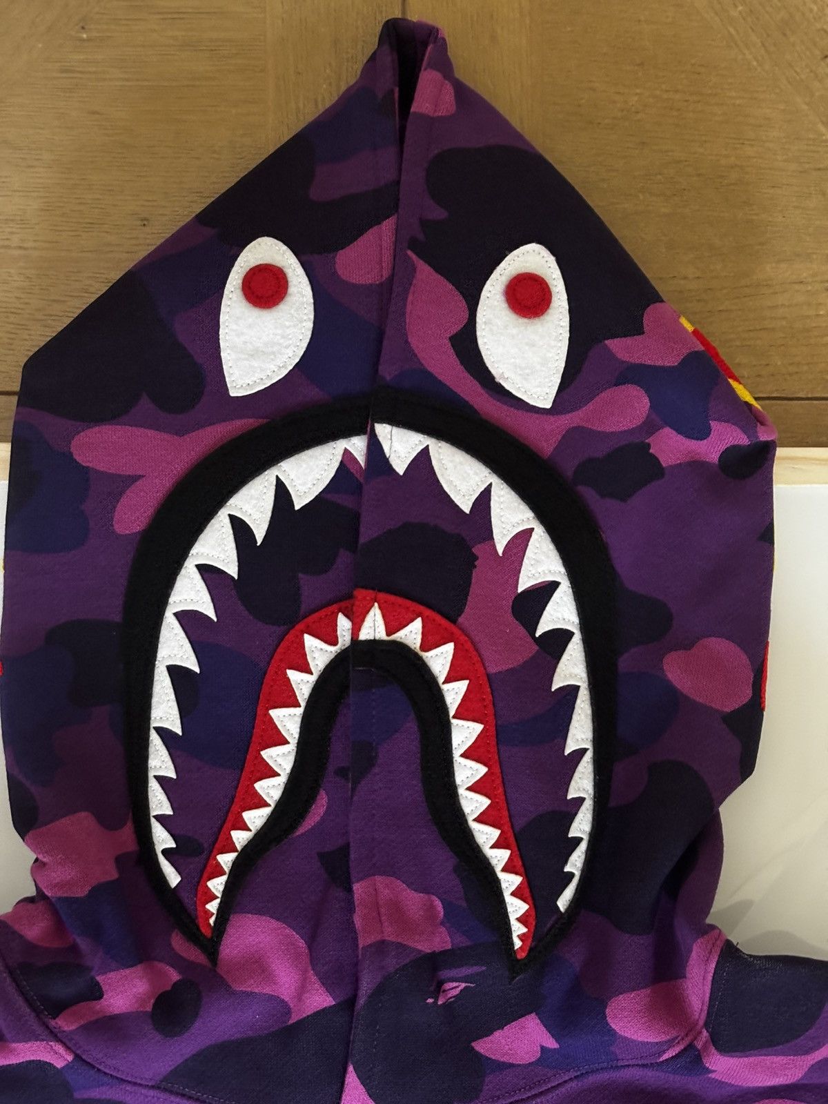 Bape Auth ape bape color camo 2nd shark pullover hoodie L new Size US L / EU 52-54 / 3 - 2 Thumbnail