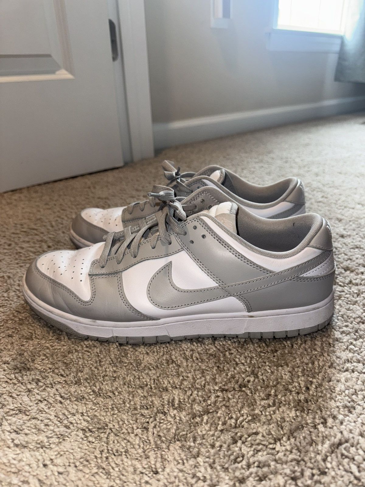 Nike Grey Nike Lows Size US 12 / EU 45 - 14 Thumbnail