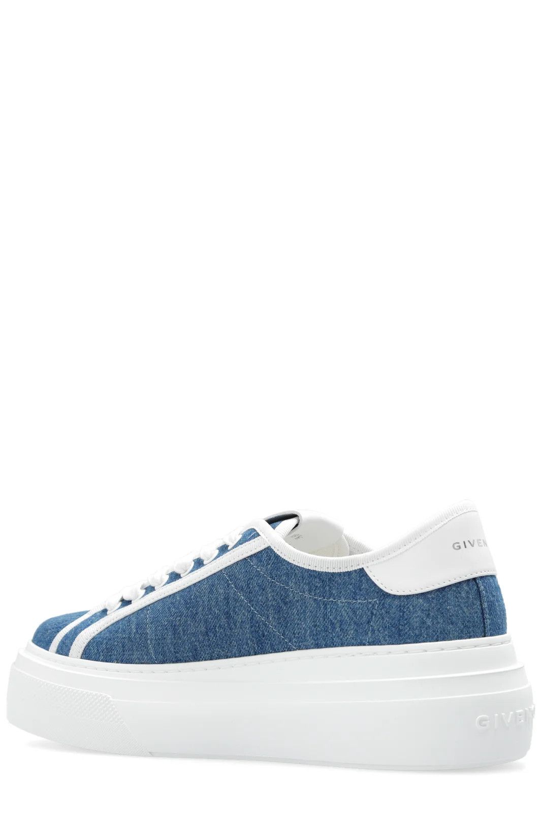 Givenchy o1w1db10525 City Lace Up Sneakers Platform in Blue Size US 7 / IT 37 - 4 Thumbnail