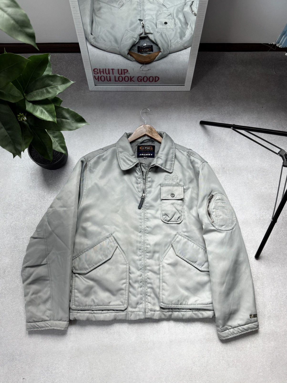 G-Star G-Star Bomber Jacket MA2 Flyer Quilted Vintage Military Mint Size US L / EU 52-54 / 3 - 2 Thumbnail
