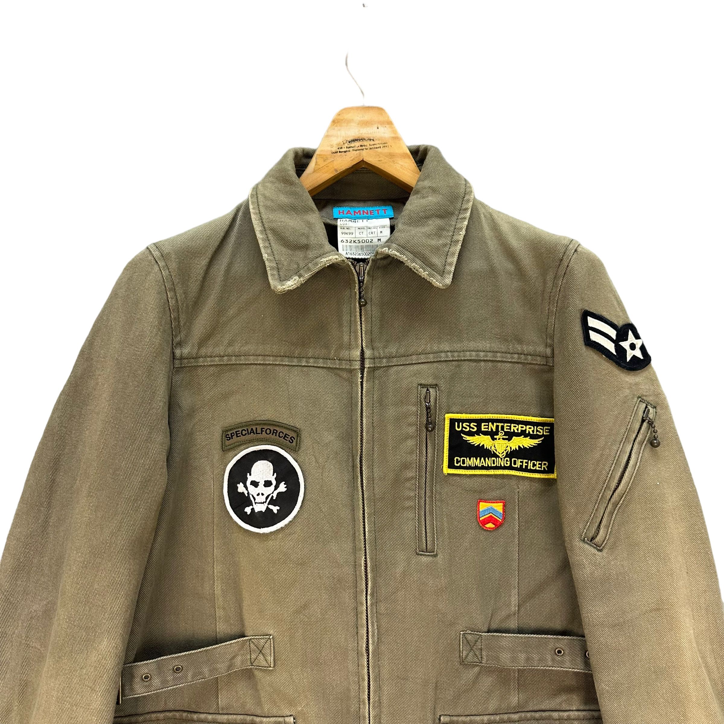 Katharine Hamnett London HAMNETT JACKET MILITARY FASHION #7772-170 Size US M / EU 48-50 / 2 - 2 Thumbnail