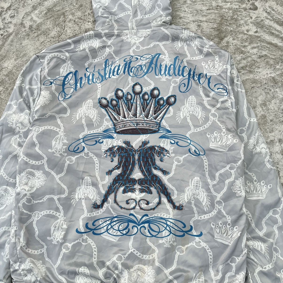 Christian Audigier Christian Audigier Tatoo Reversible Zip Hoodie Size US L / EU 52-54 / 3 - 13 Thumbnail