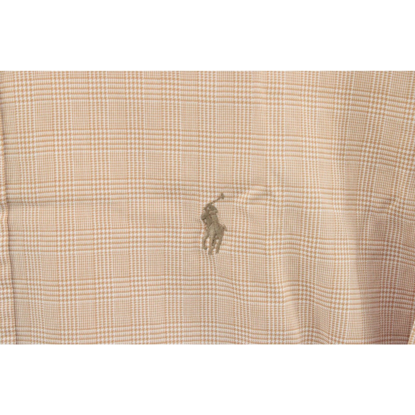 Ralph Lauren VINTAGE Ralph Lauren Shirt Yarmouth Men’s 16-33 Brown Houndstooth Long Sleeve Size US L / EU 52-54 / 3 - 6 Thumbnail
