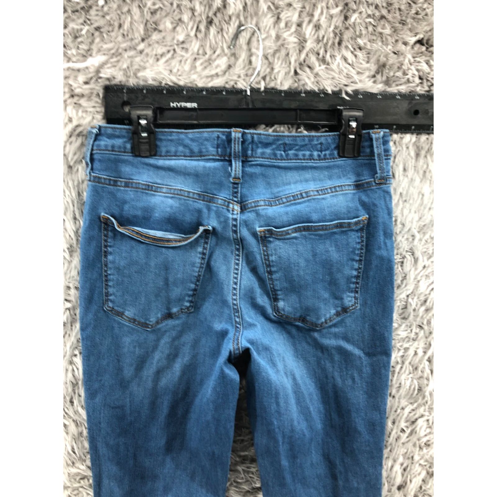 Vintage Universal Thread Jeans Womens High Rise Skinny Medium Wash Blue Size 10 Size 32" / US 10 / IT 46 - 6 Thumbnail