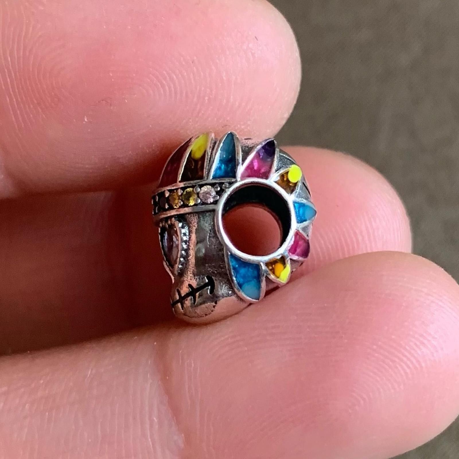Other NWOT Halloween Gemstones Skull Charm Sterling Silver 925 Size ONE SIZE - 7 Thumbnail
