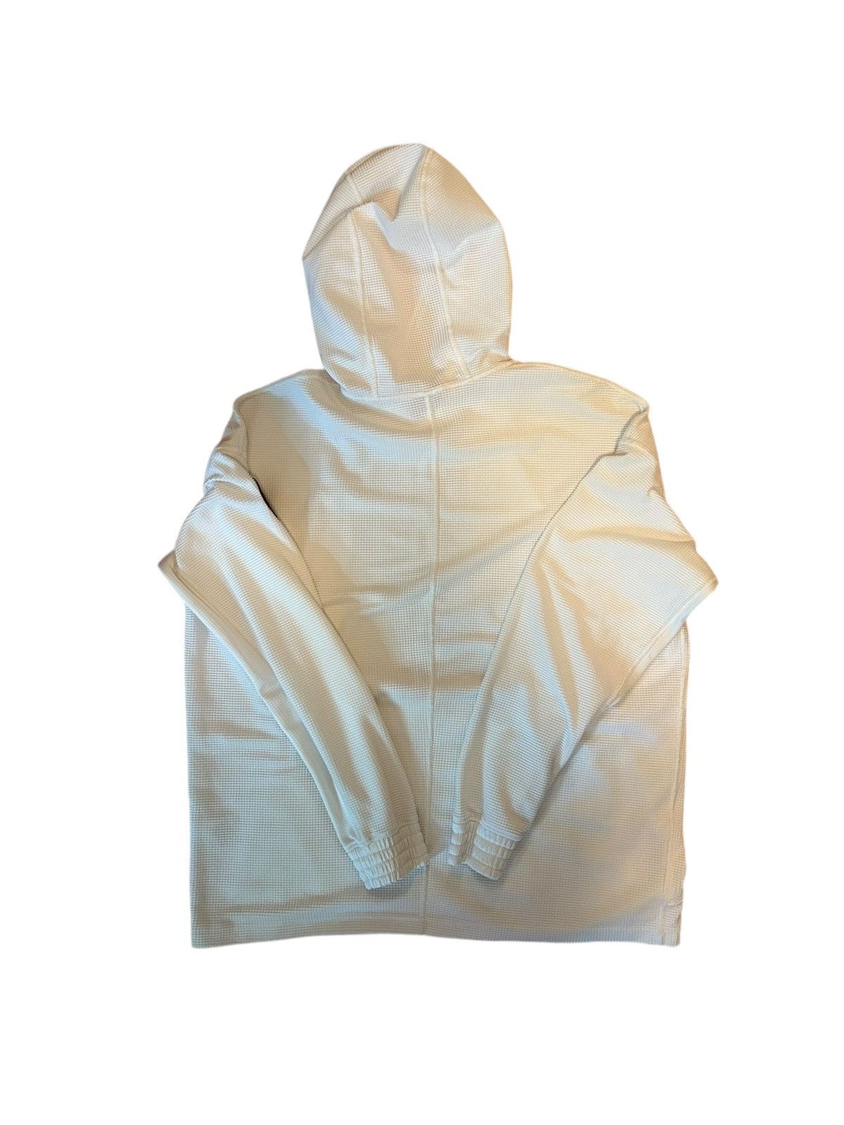 Nike × Vintage WHITE NIKE CENTER SWOOSH HOODIE Size US L / EU 52-54 / 3 - 2 Thumbnail