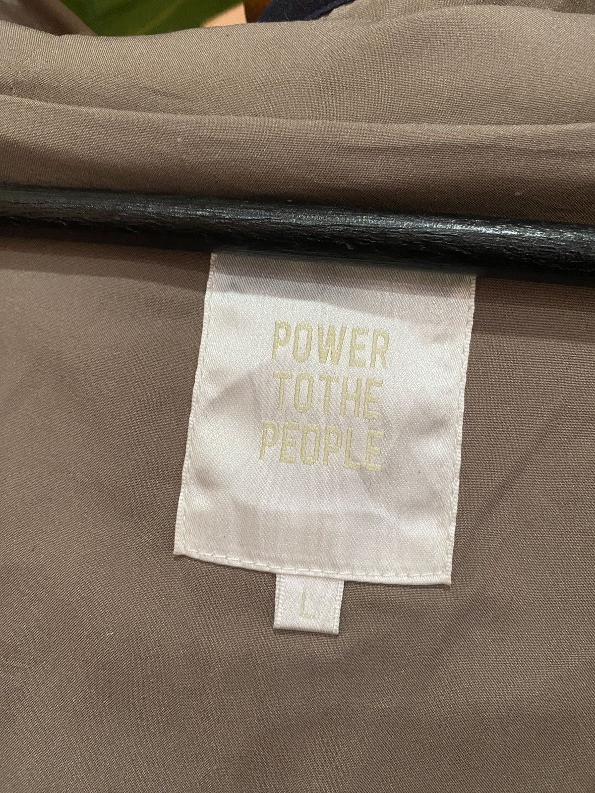 Japanese Brand VINTAGE POWER TO THE PEOPLE FLEECE HOODIE Size US L / EU 52-54 / 3 - 7 Thumbnail