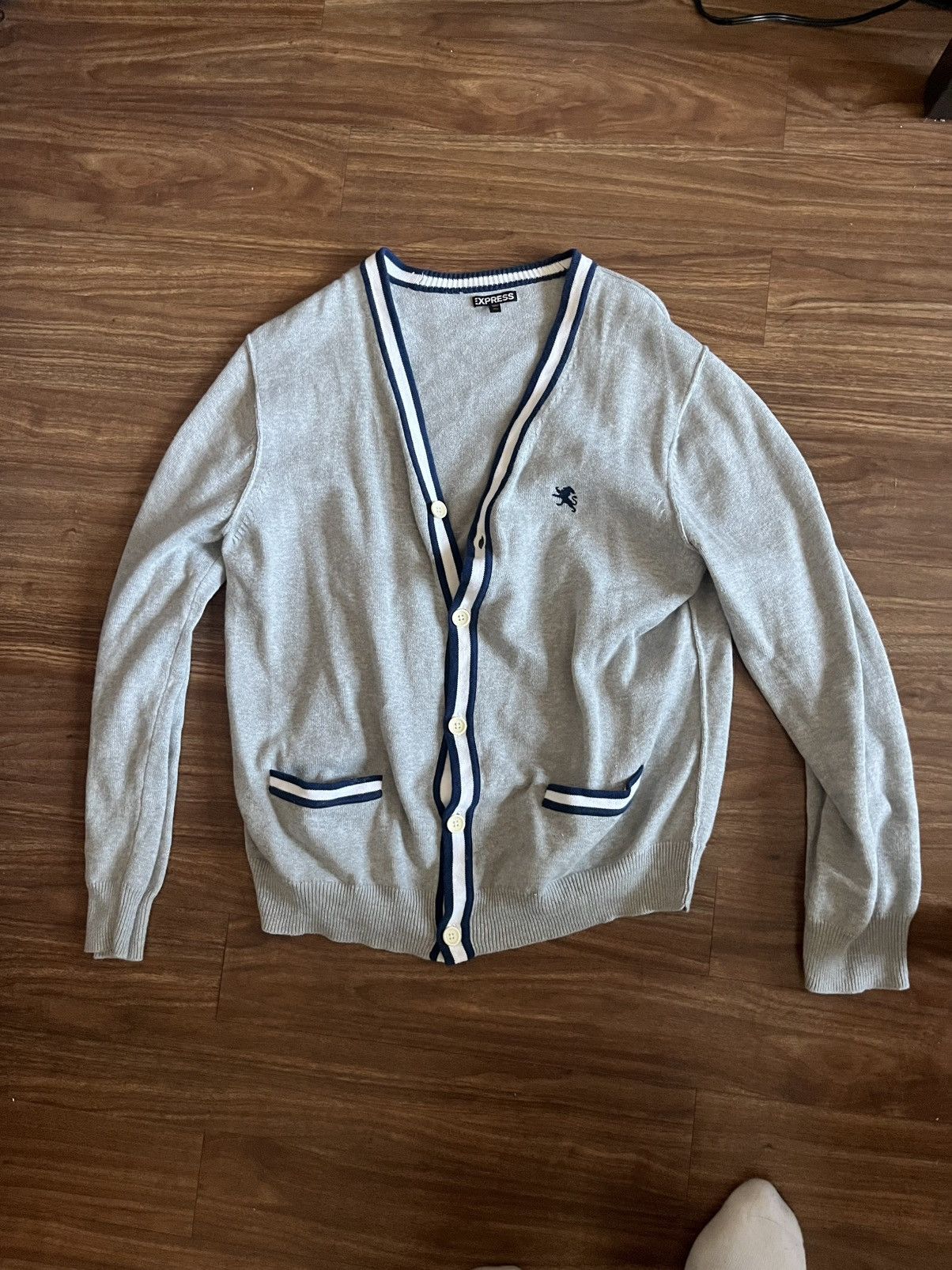 Express Express Men Button Cardigan Size US S / EU 44-46 / 1 - 1 Thumbnail
