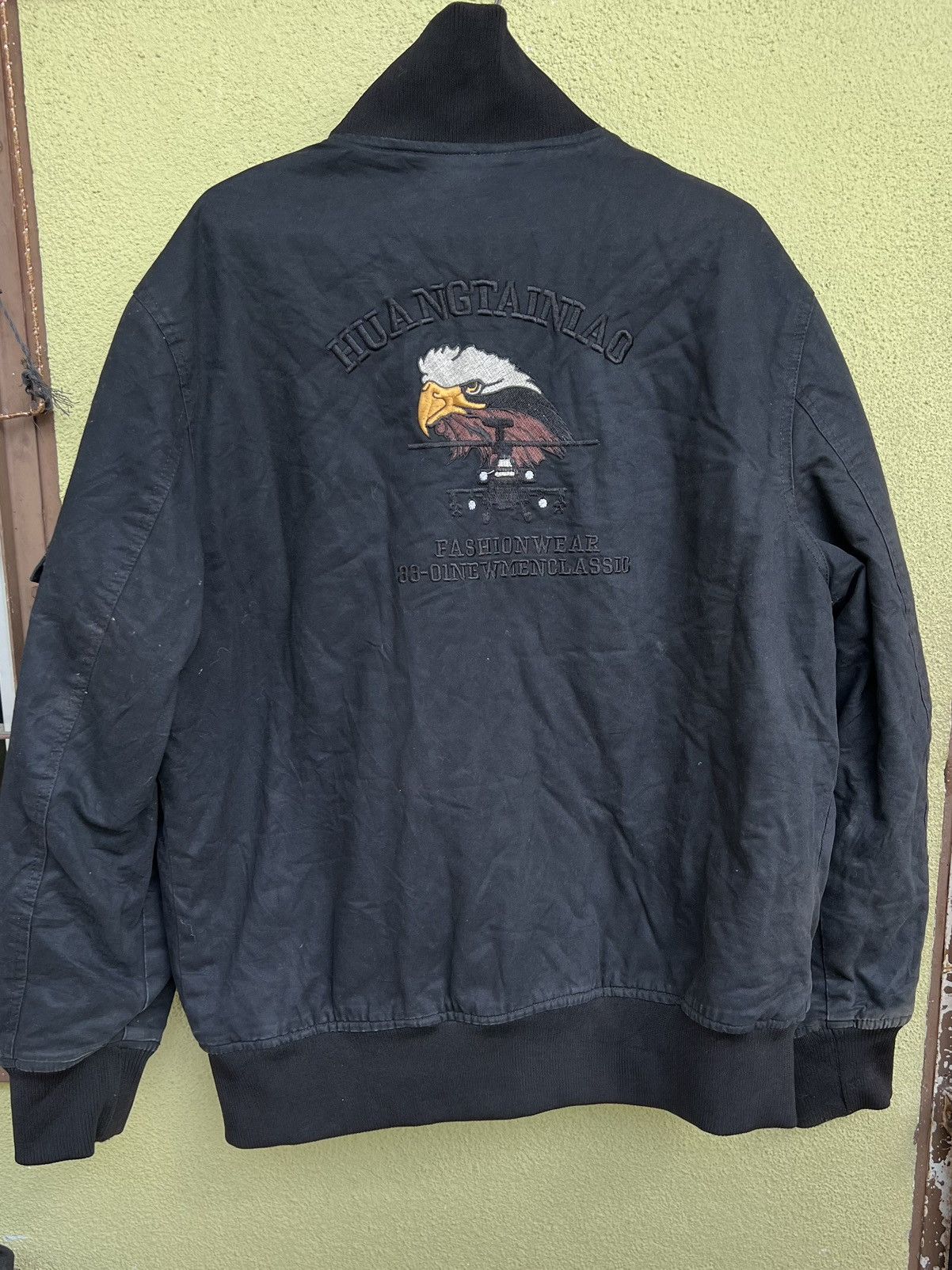 Other H.T. NIAO Bomber Jacket Military Black Aviation Patches Size US XXL / EU 58 / 5 - 2 Thumbnail